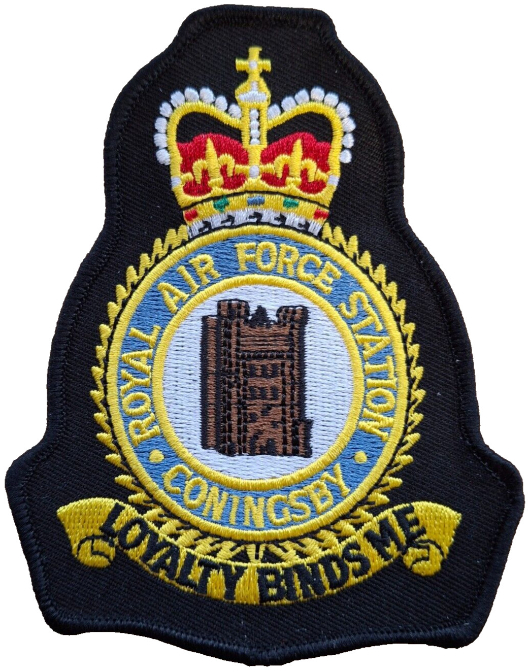 RAF Coningsby Royal Air Force Station Embroidered Patch Badge - EXCLUSIVE