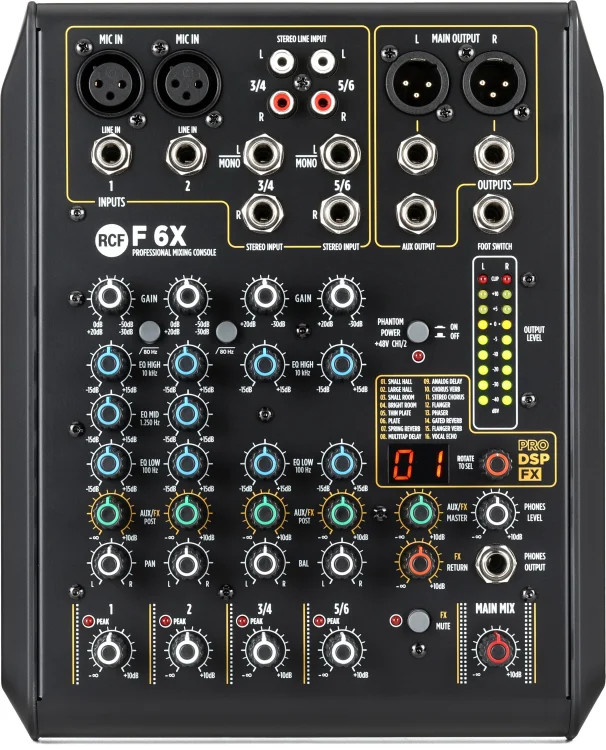 RCF F-6X Analog Mixer