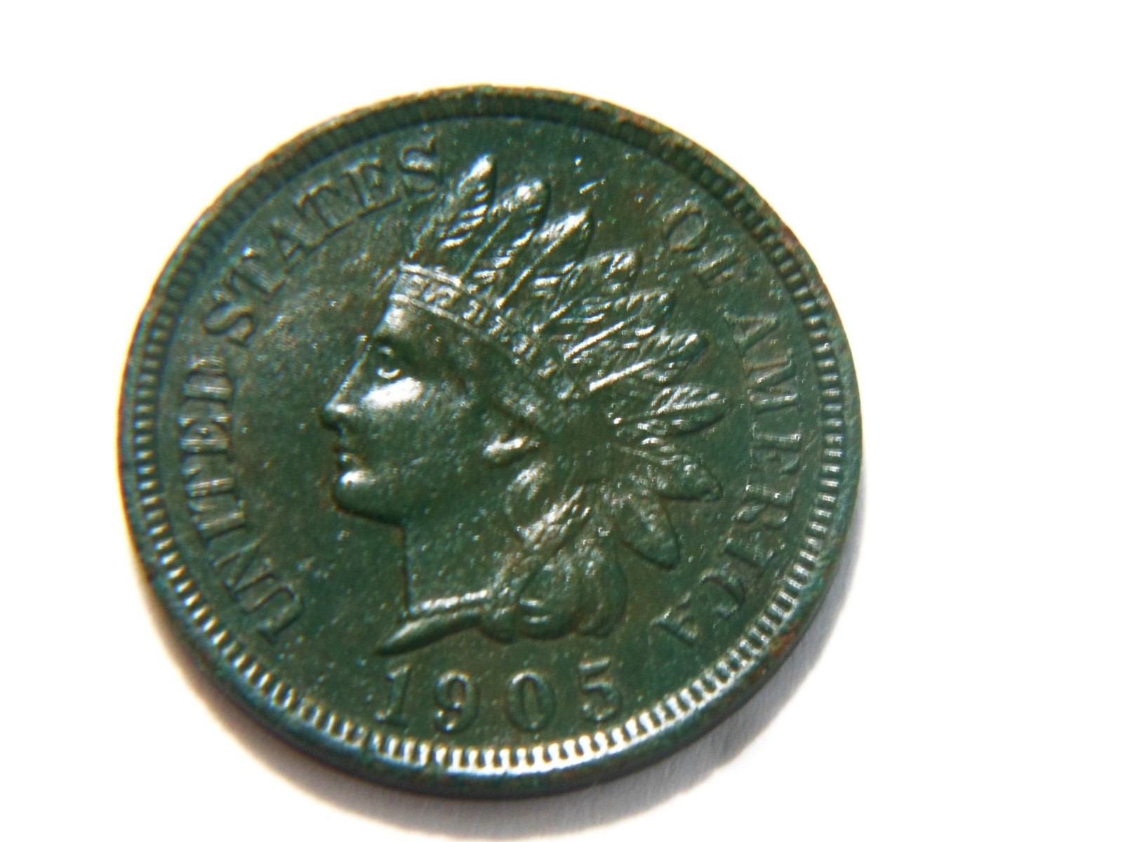 1905-P AU Indian Head Cent,  Nice 3+ Diamond *Full Liberty* Coin to collect