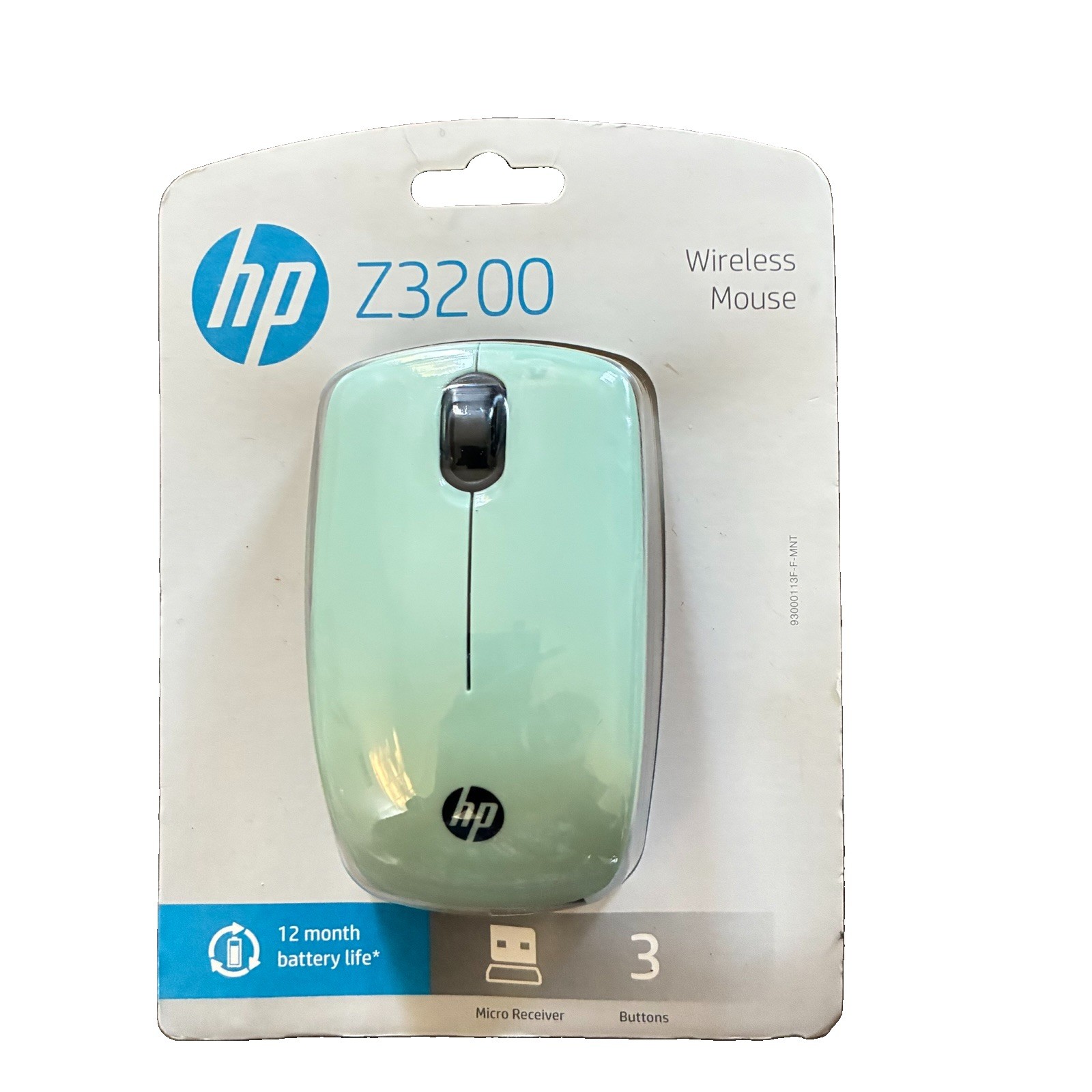 HP Z3200 LIGHT GREEN Wireless Mouse 3 Button BRAND NEW SEALED