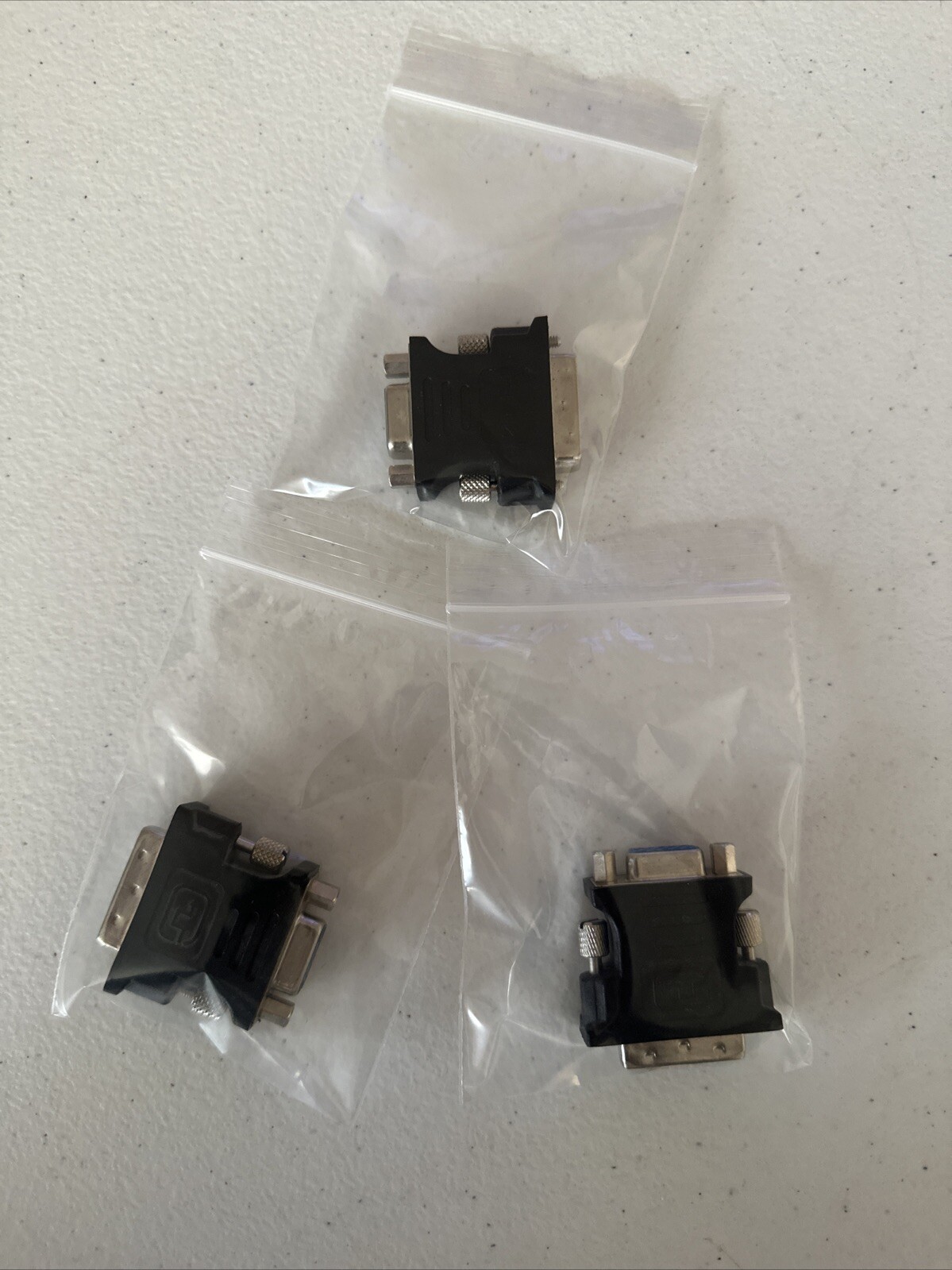 3 Pack Dell Wyse DVI Male to VGA Female Video Adapter WJNY3 0WJNY3 CN-0WJNY3