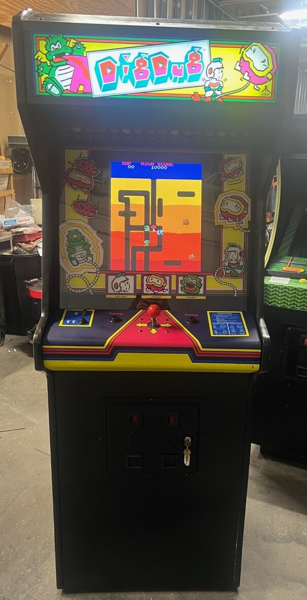 DIG DUG ARCADE MACHINE by ATARI (Excellent Condition) *RARE*