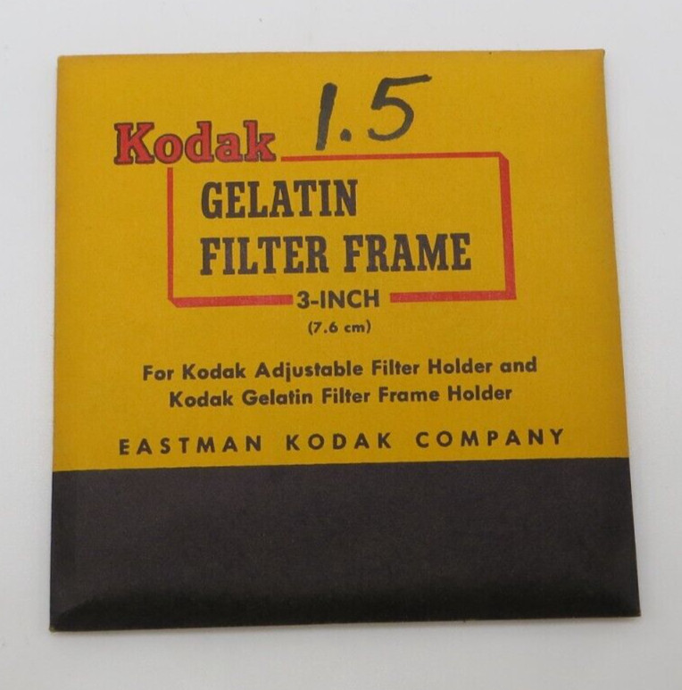 KODAK Gelatin Filter Frame 3-Inch 7.6 cm camera gear #1397 vtg