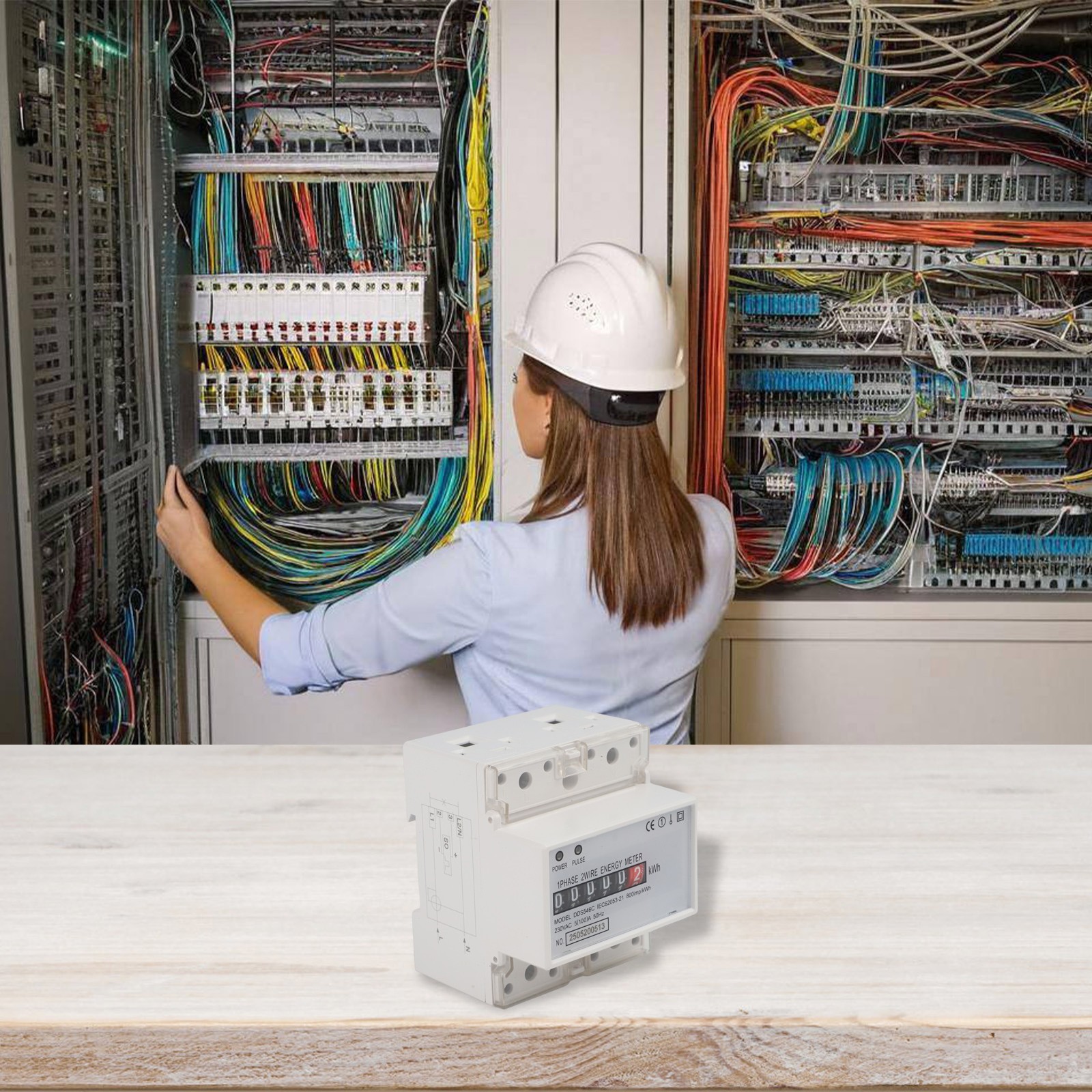 230V Wattmeter Digital Meter 5A 100A for Safe Electrical Systems
