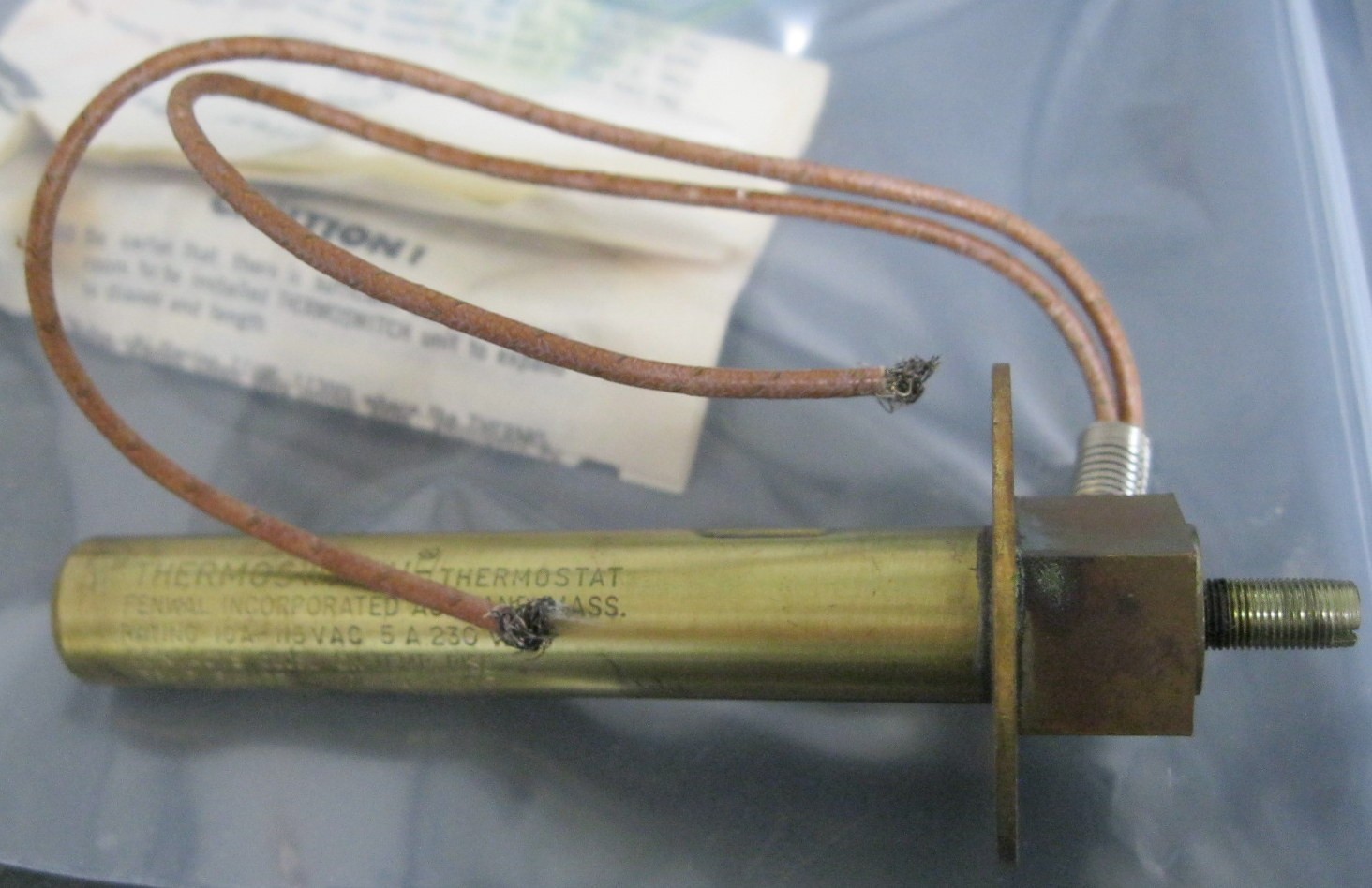 Thermoswitch 17321-0 Thermostat -100-400F Range
