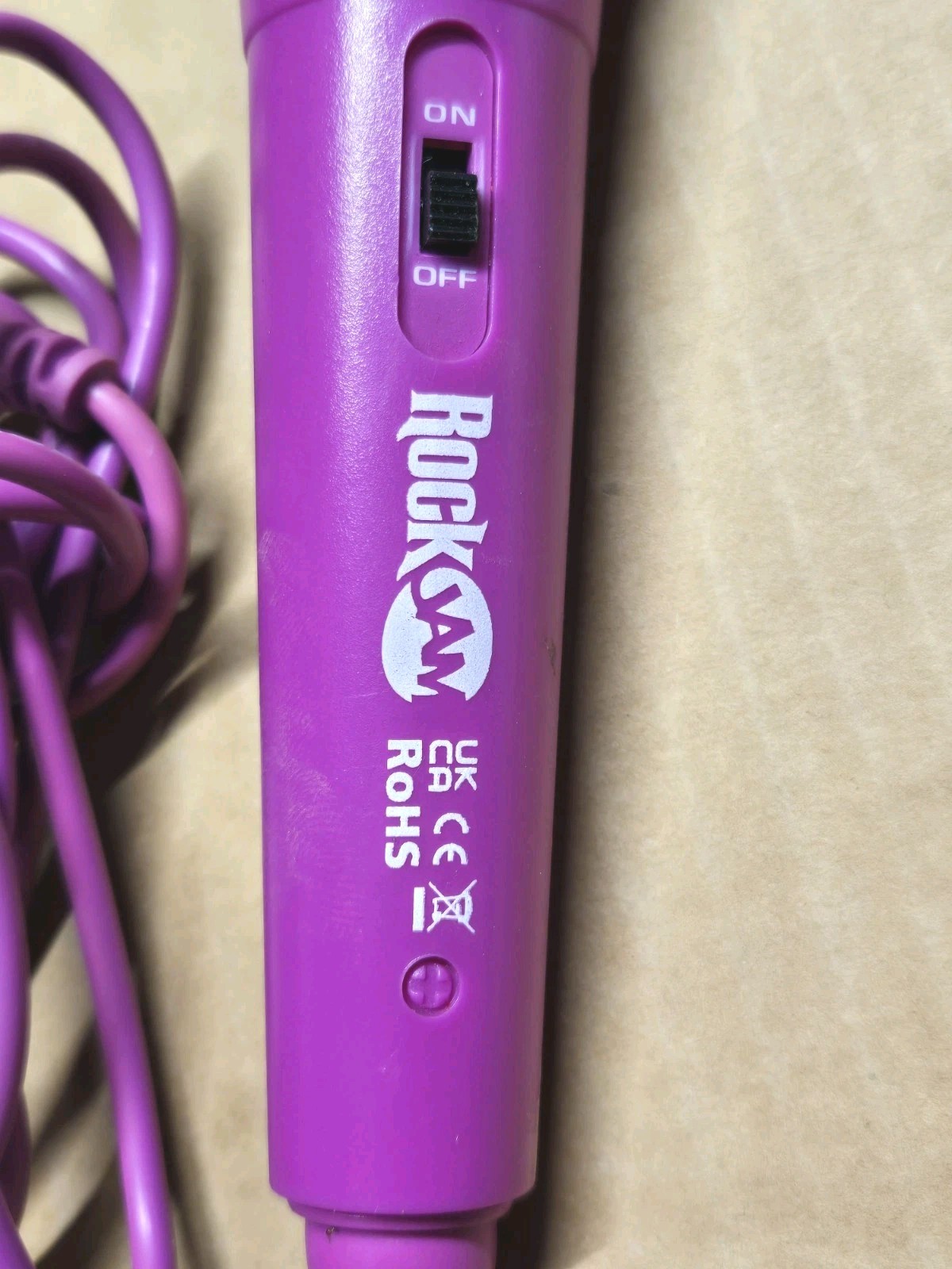 Rock Jam Replacement Red/Pink Karoake Microphone