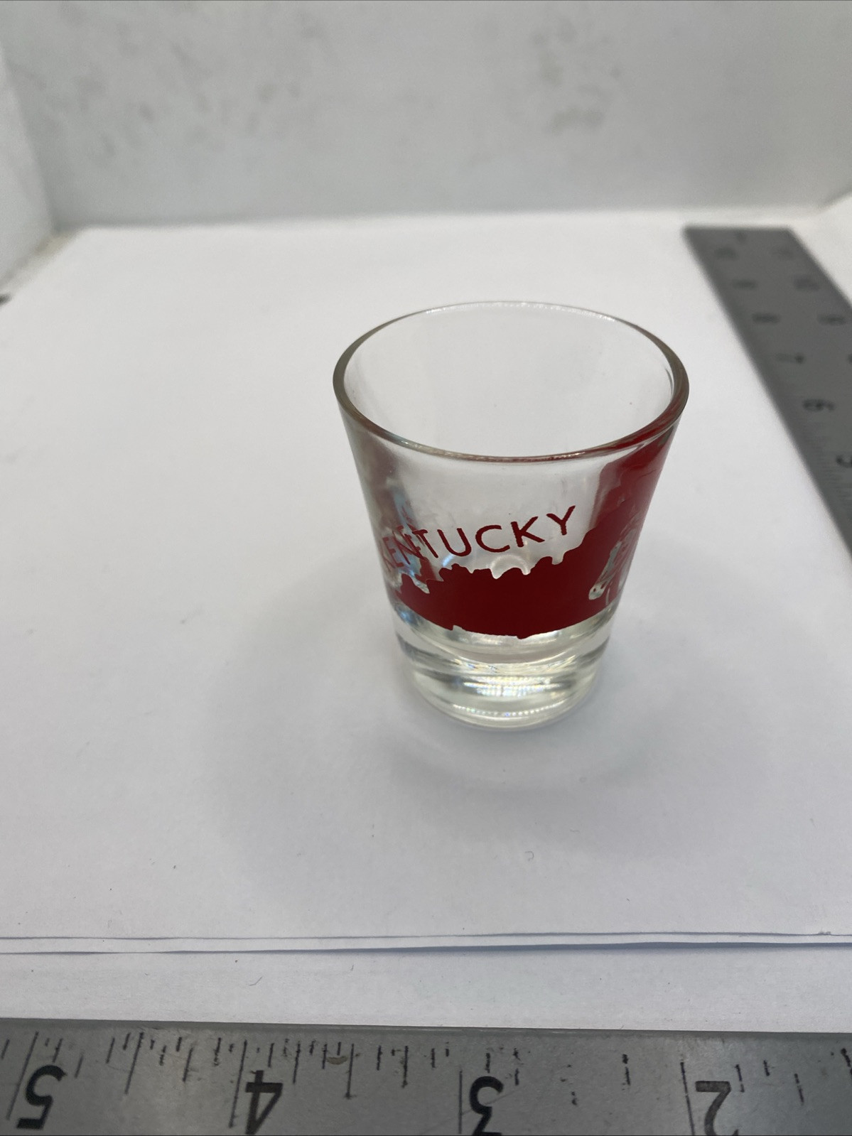 Kentucky State Map Horse Shot Glass 50D-1171K