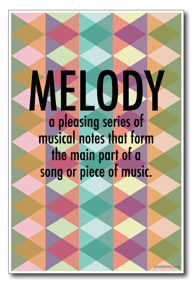 Melody - NEW Music Poster