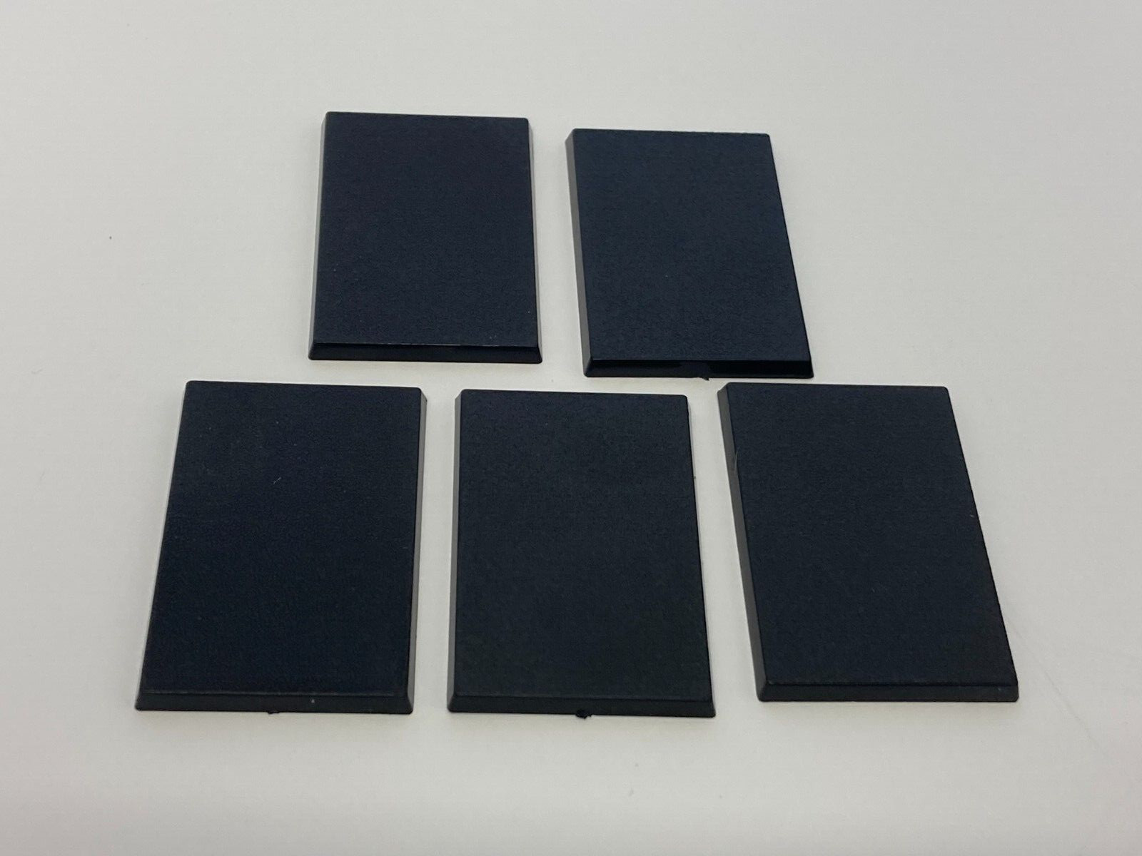 Lot Of 5 40mm X 60mm Rectangular Calvary Bases Used For Warhammer Fantasy