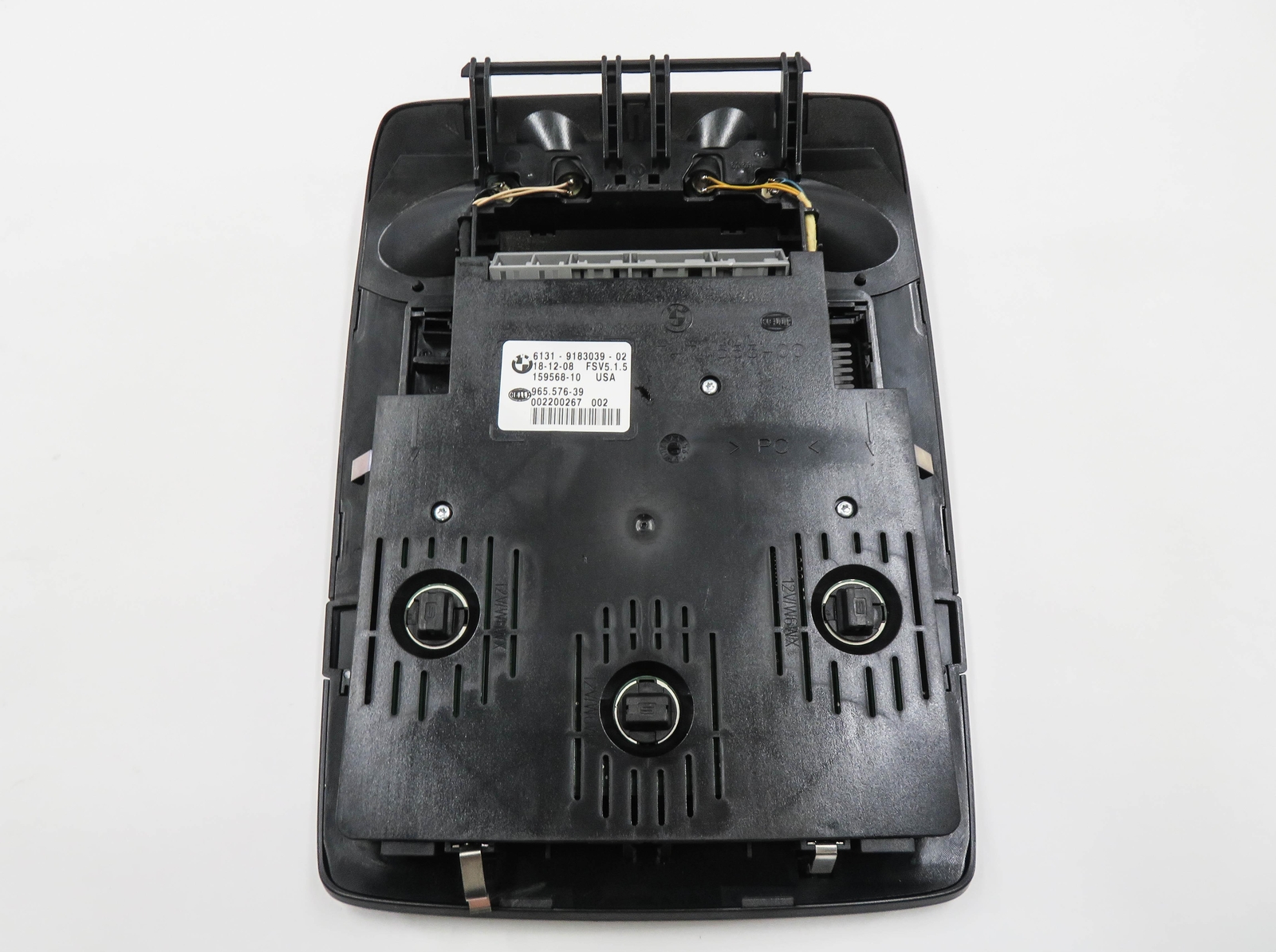 2009 BMW X5 (E70) FRONT DOMELIGHT MAP READING DOME LIGHT LAMP (BLACK)