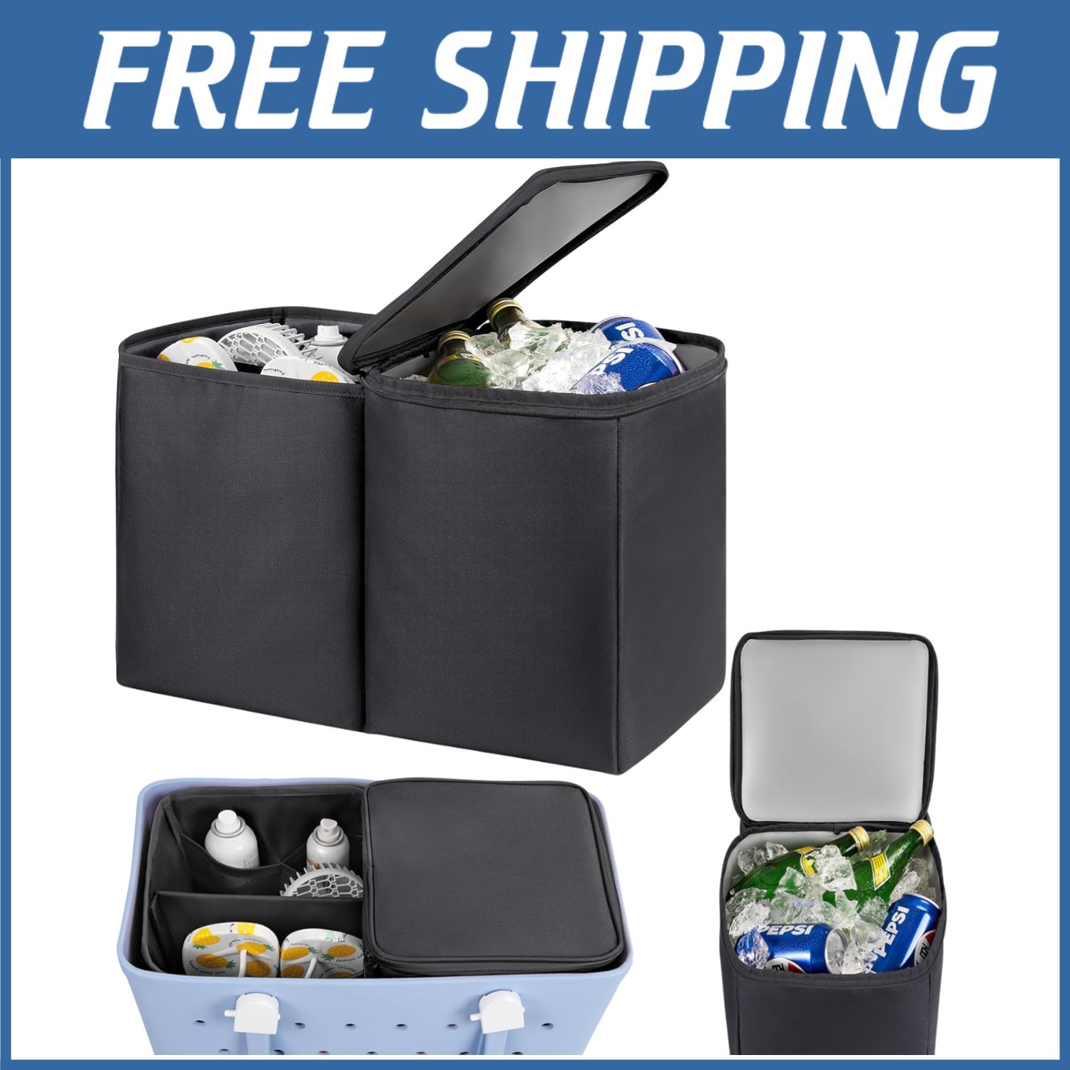 Cooler Insert for Bogg Bag XL - Topper Tray Included=