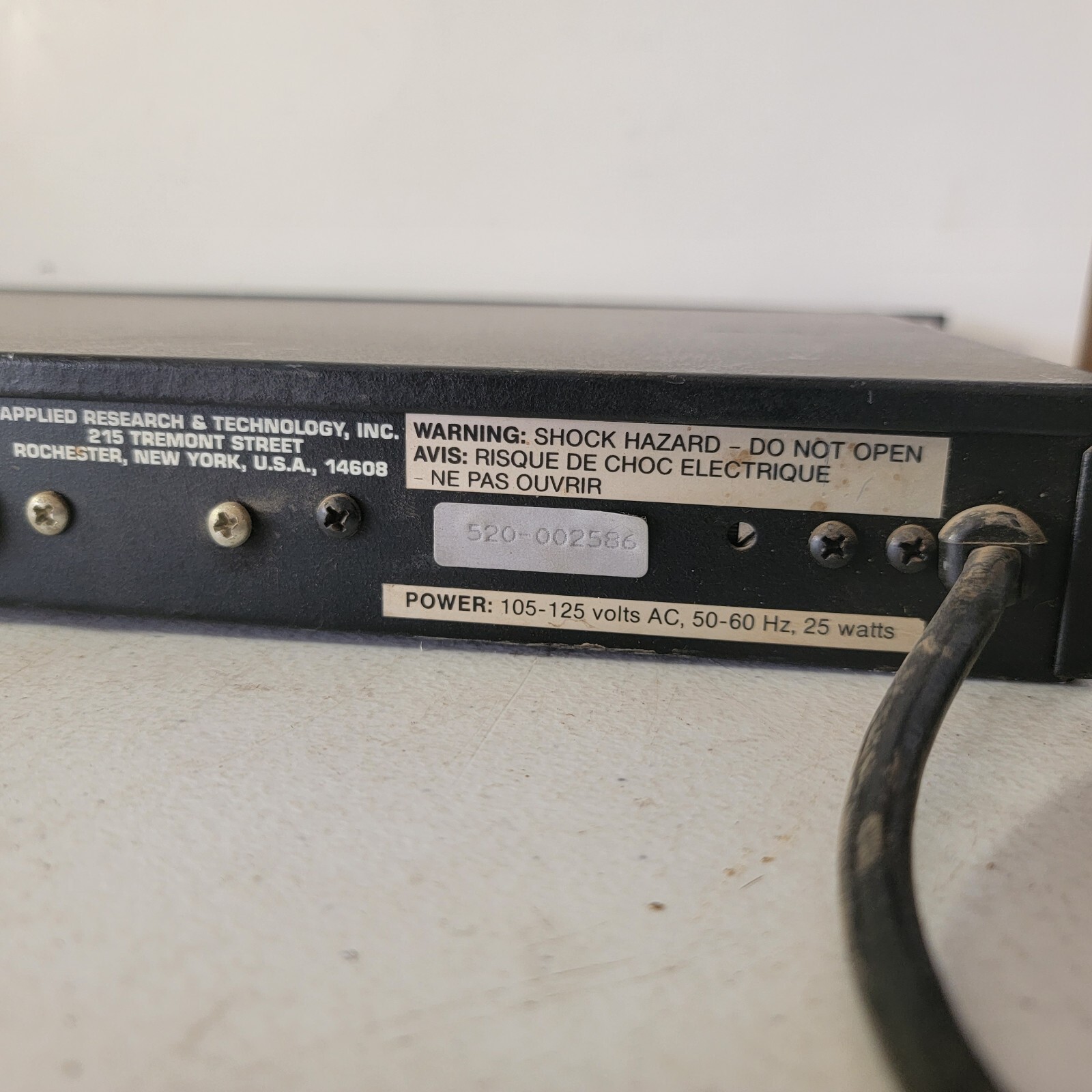 ART MDC 2001, Stereo Master Dynamics Controller, Compressor, Gate, Vintage Rack
