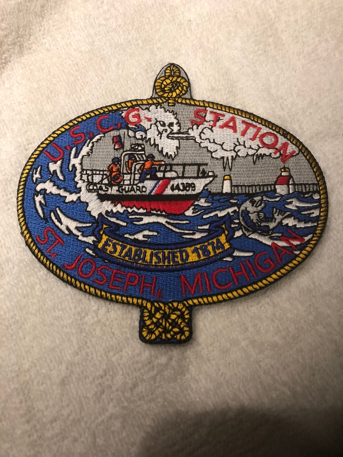 U.S. COAST GUARD / USCG STATION SAINT JOSEPH, MI Patch ... TOUGH TO FIND!