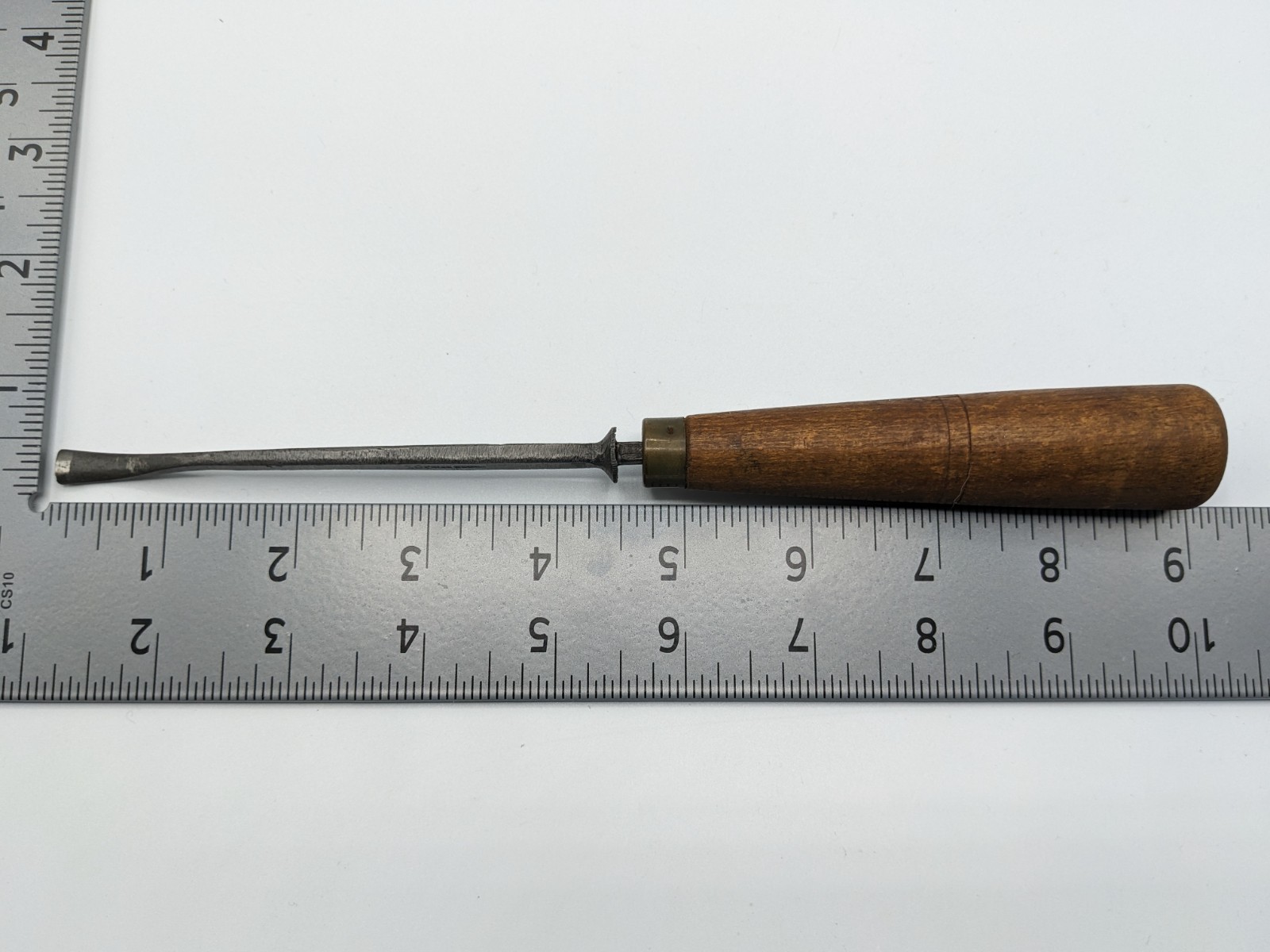 J.B. Addis & Sons Back‑Bent Gouge — Sweep 6, 3/8"
