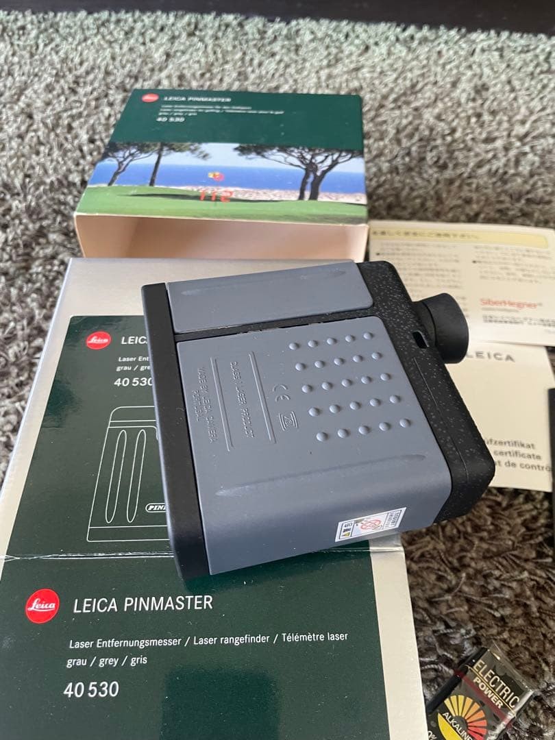 Leica Pinmaster Golf Laser Rangefinder Gray Sealed