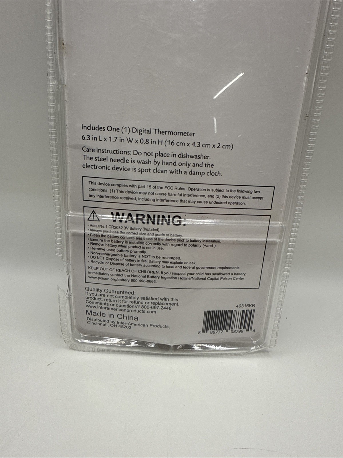 HD Designs Grill Digital Thermometer Brand New