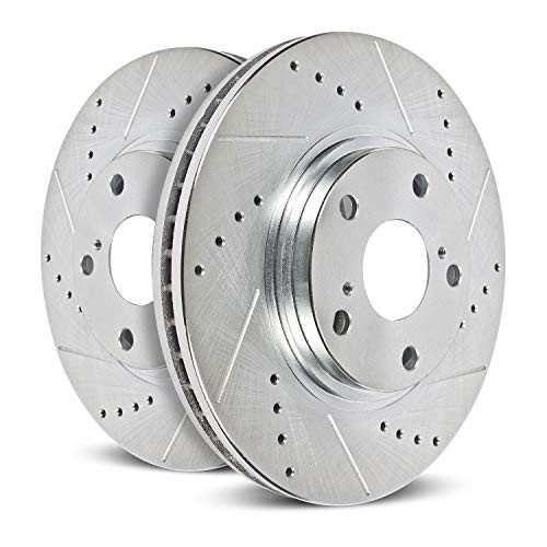 Powerstop     Power Stop Jbr1383xpr Front Evolution Drilled   Slotted Rotor Pair