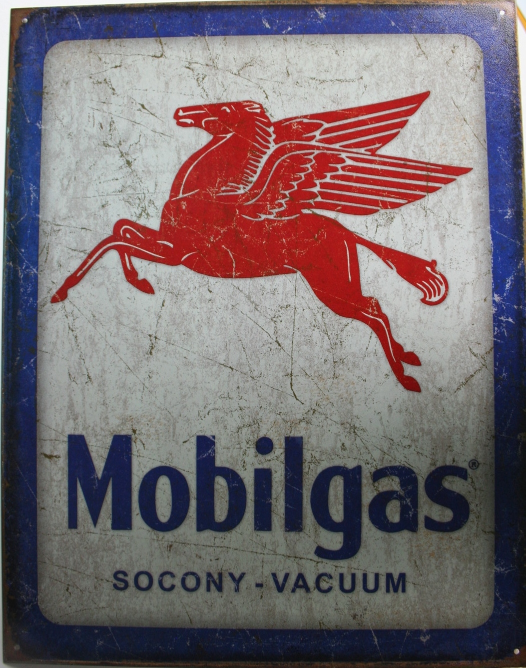 Tin Metal Sign Garage Replica mobilgas gas mobil Gasoline station Vintage 2167