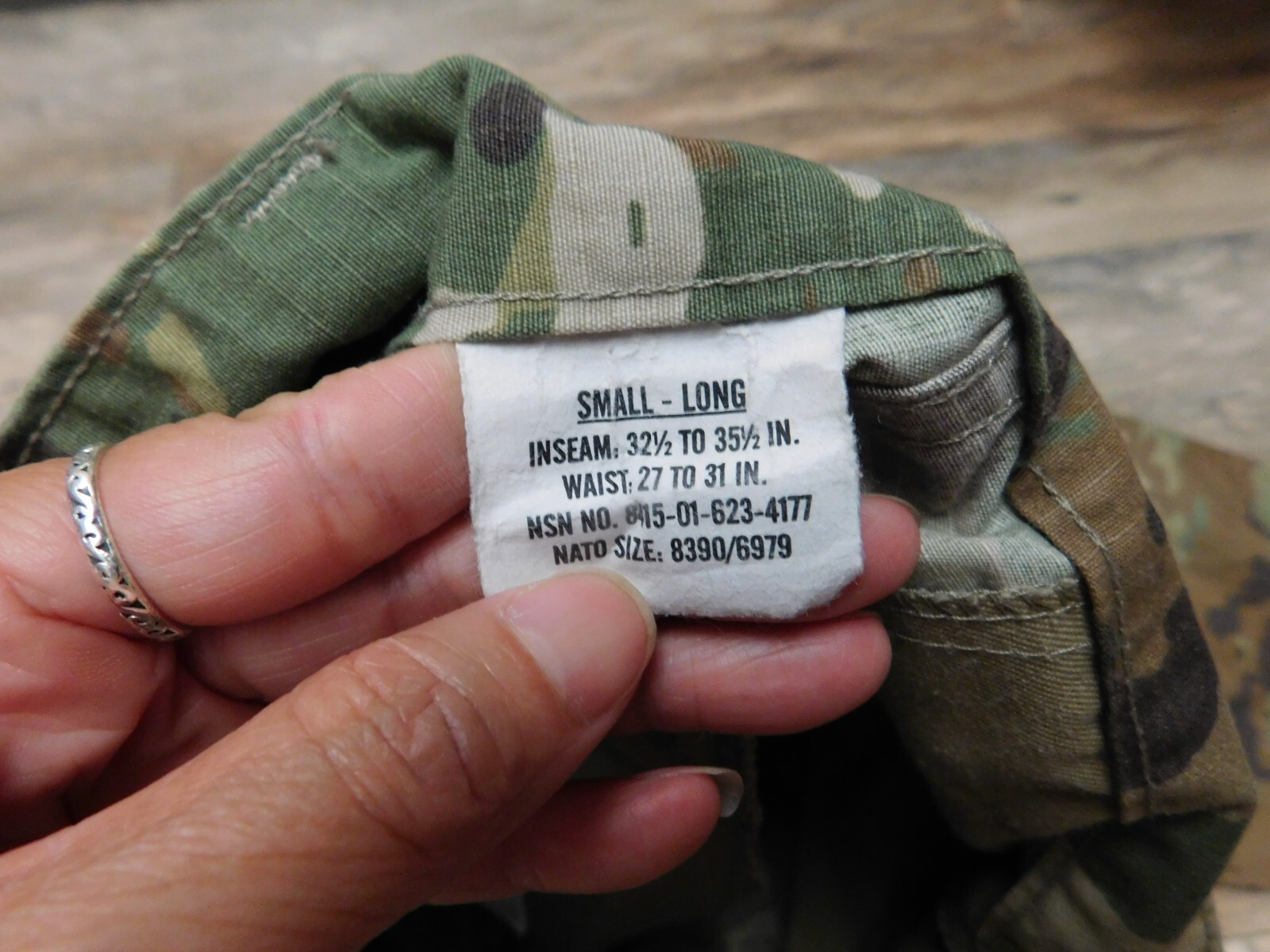 US ARMY OCP PANTS SIZE SMALL - LONG