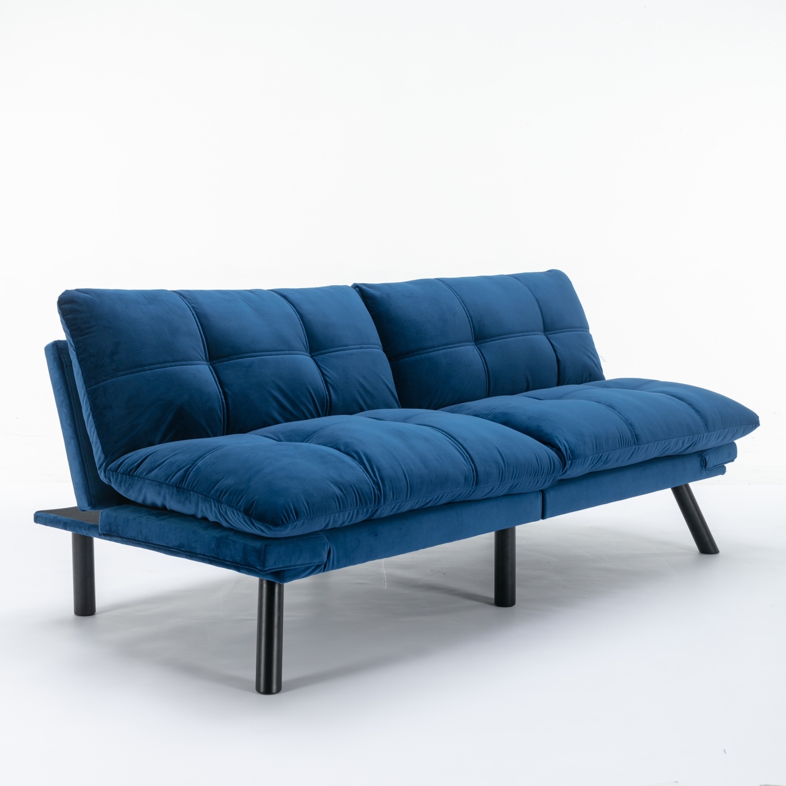 Convertible Home Soft Sleeper Sofa Bed Folding Modern Sofa Bed Pillow Top Arms