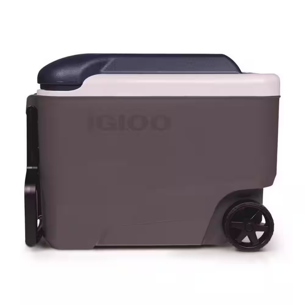 Maxcold Gray 40 Qt. Roller Cooler
