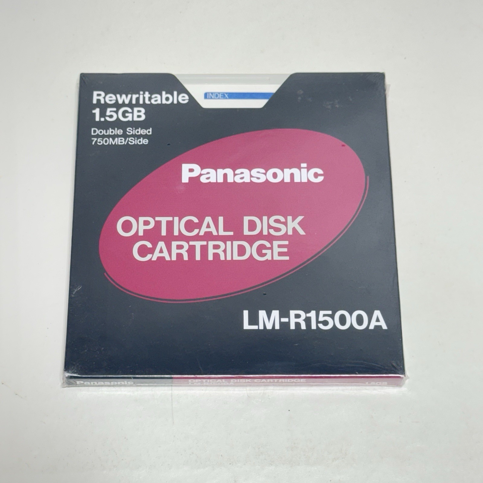 Panasonic LM-R1500A Double Sided 1.5 GB Optical Disk Cartridge New Sealed