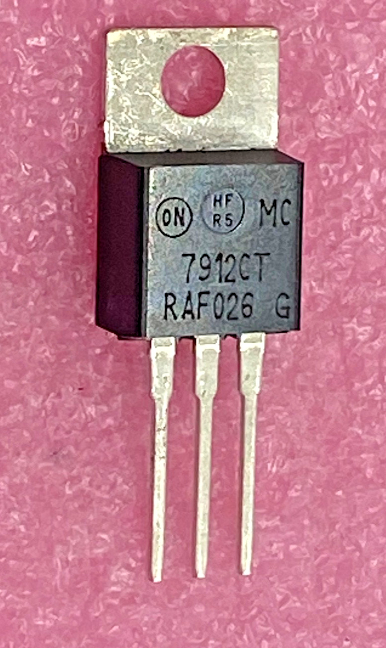 ON Semi MC7912CT -12vdc voltage regulator package TO-220