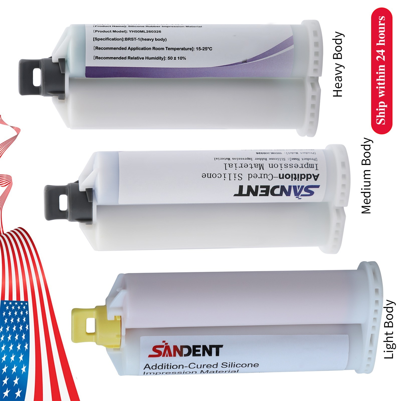 VPS Impress Material Cartridge 50mL + Tips