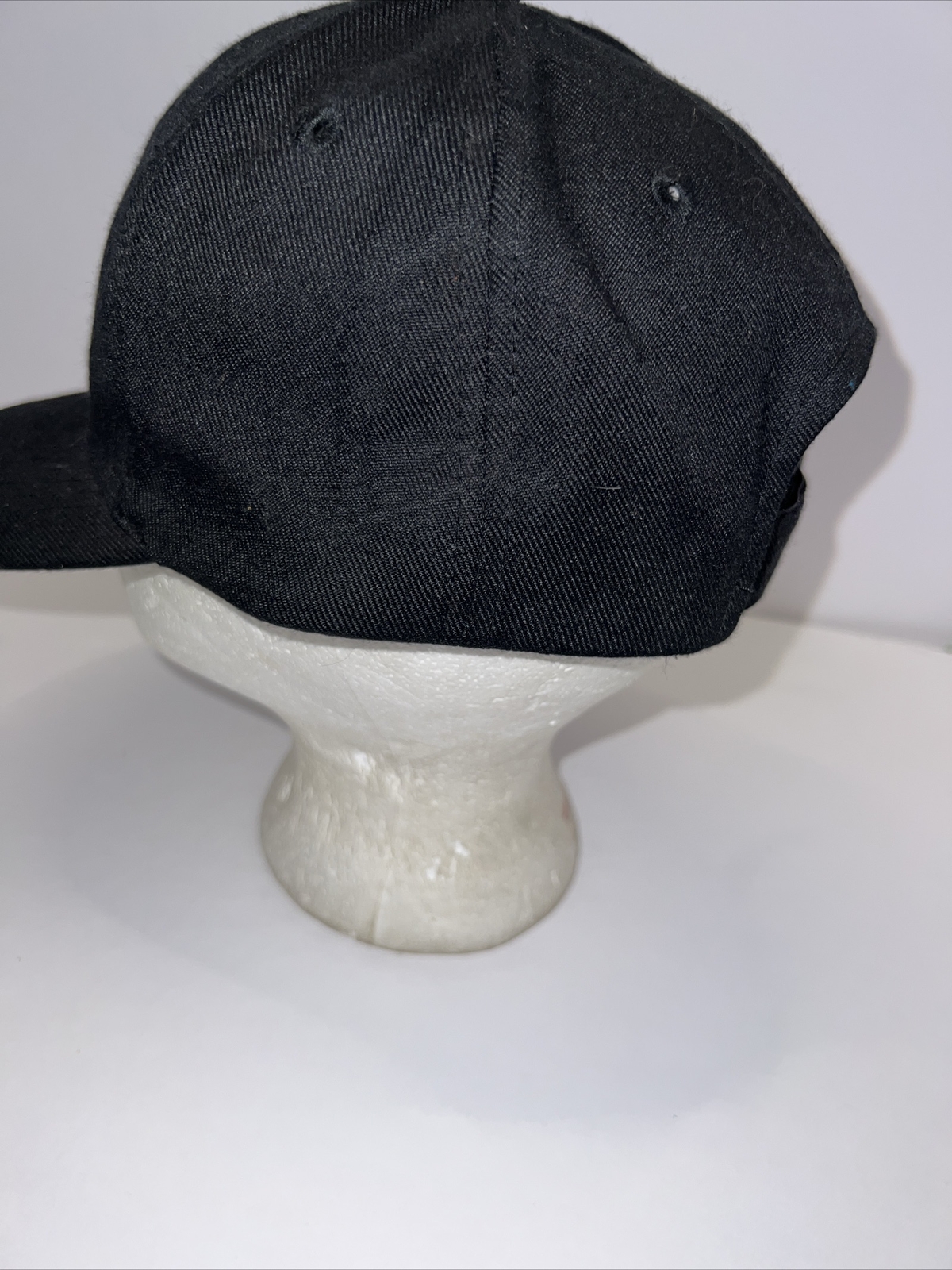 Tennessee Titans Logo on Black Hat Cap Acrylic Hook Loop Unbranded