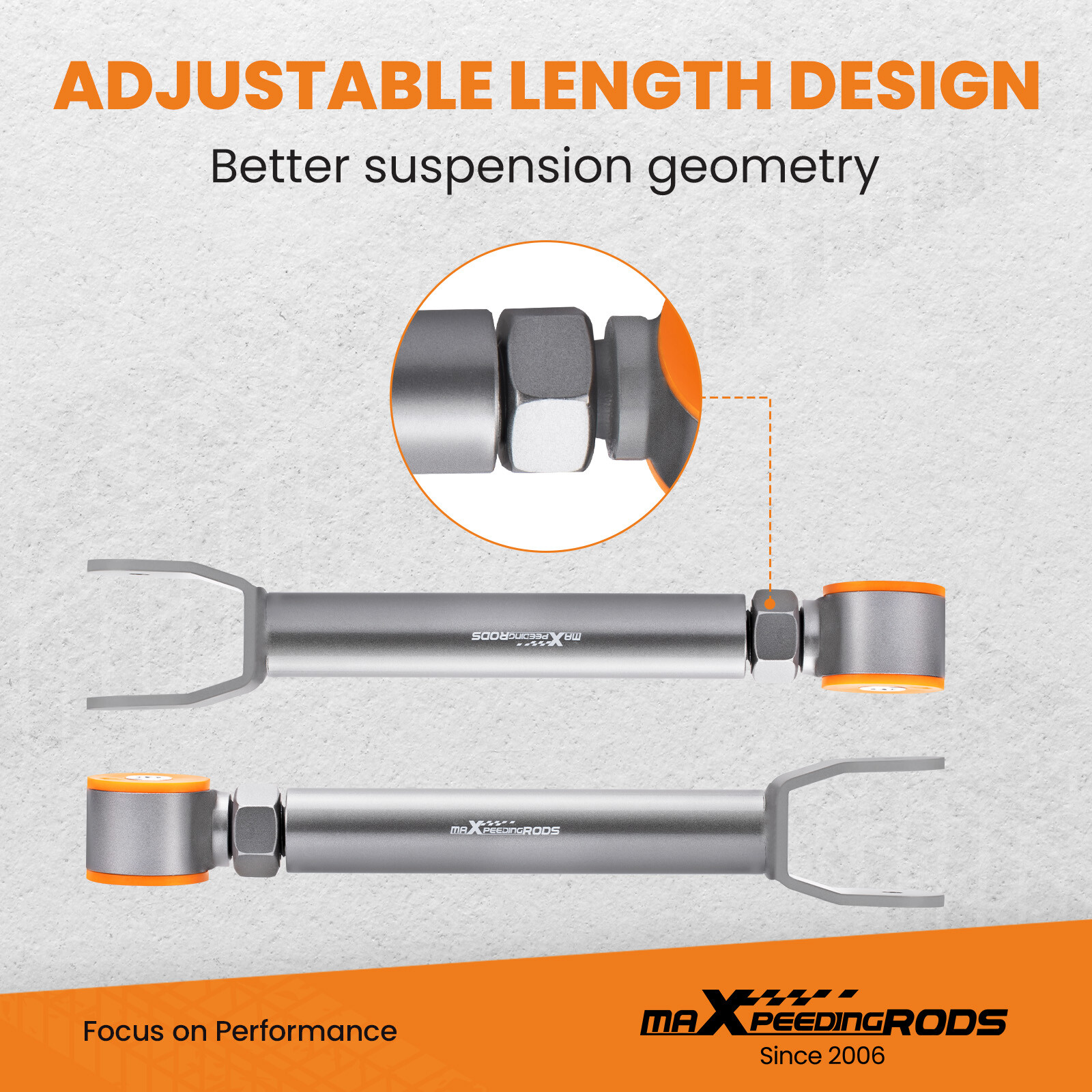 Front Upper Heavy Duty Adjustable Control Arms For Jeep Cherokee XJ 1986-2001