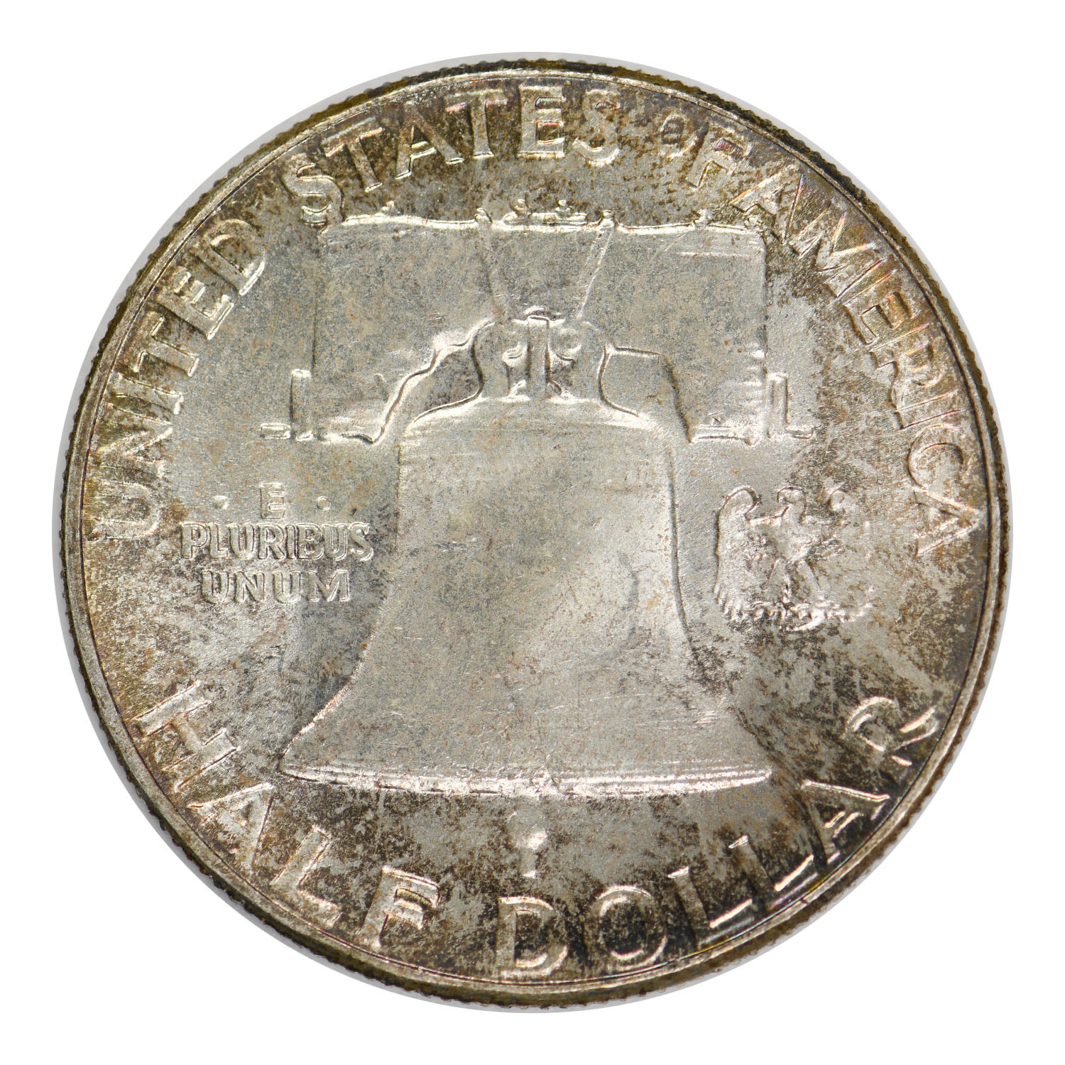 1963 Franklin Half Dollar Mint State Condition Toner
