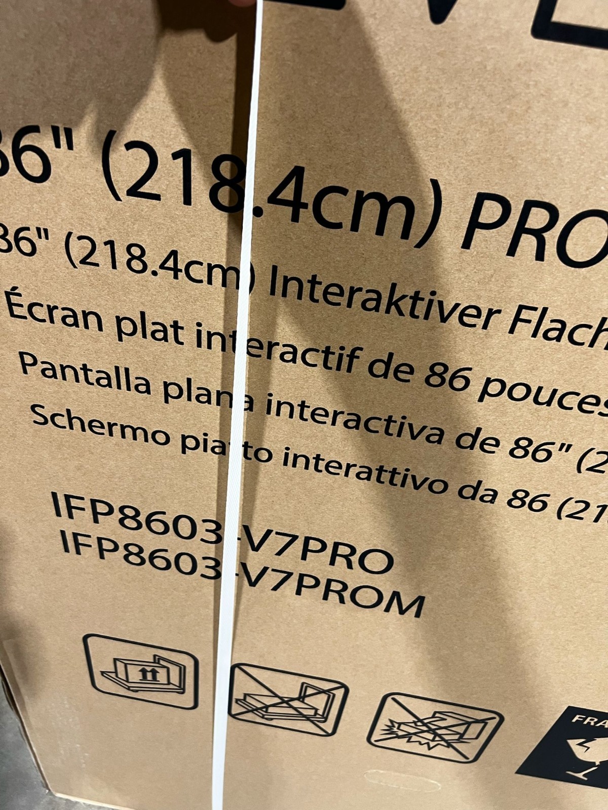 86” Active Panel Smart Board V7