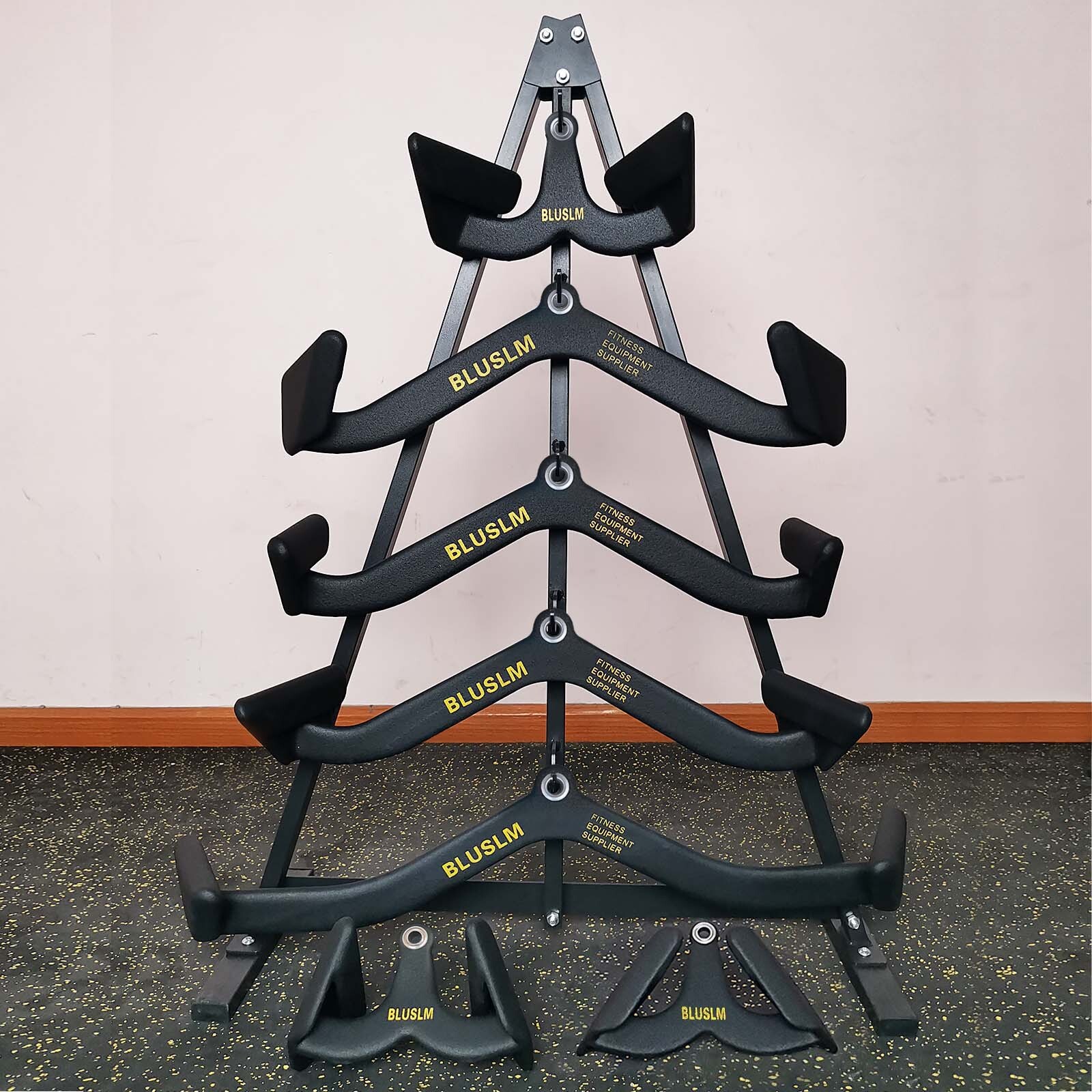 LAT Pull Down Bar for Cable Machine Attachment Back Tricep Bar Strength Training