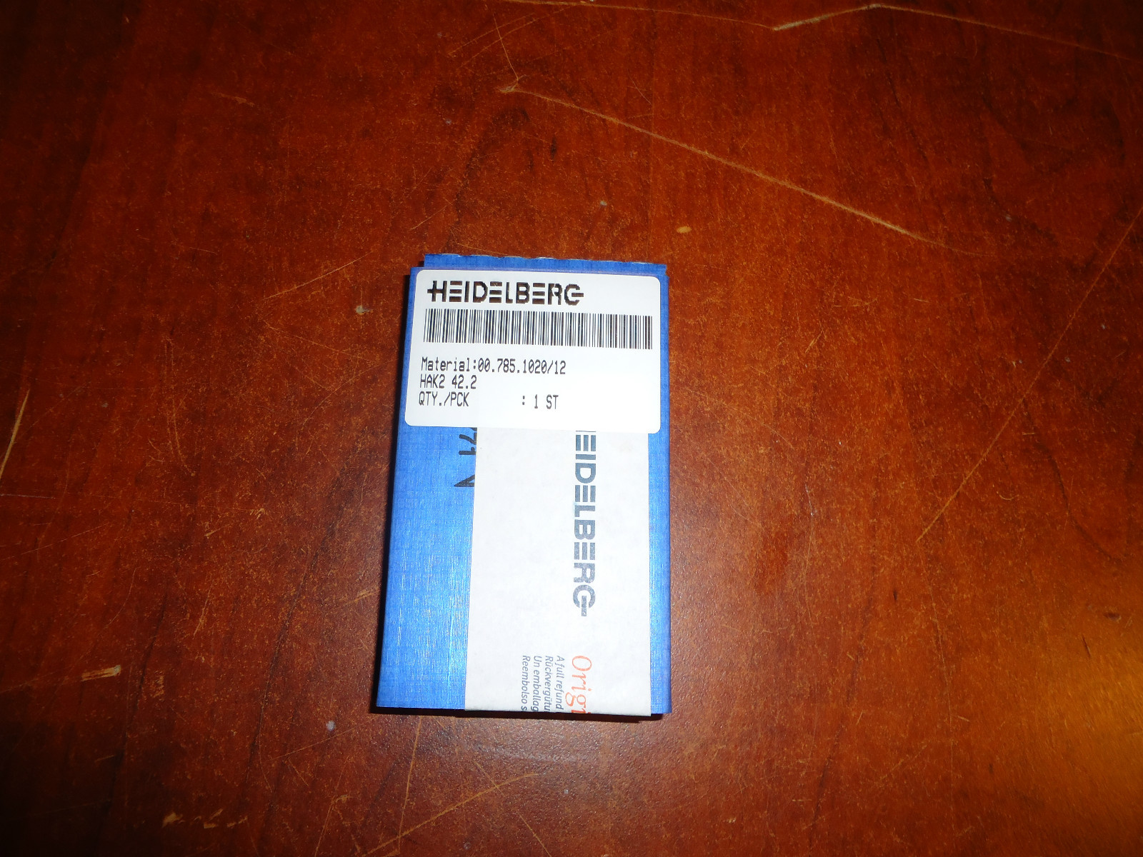 HEIDELBERG PRESS, EPROM PROGRAMMED PROGR HAK2-42.2, PART#00.785-1020/12,NEW