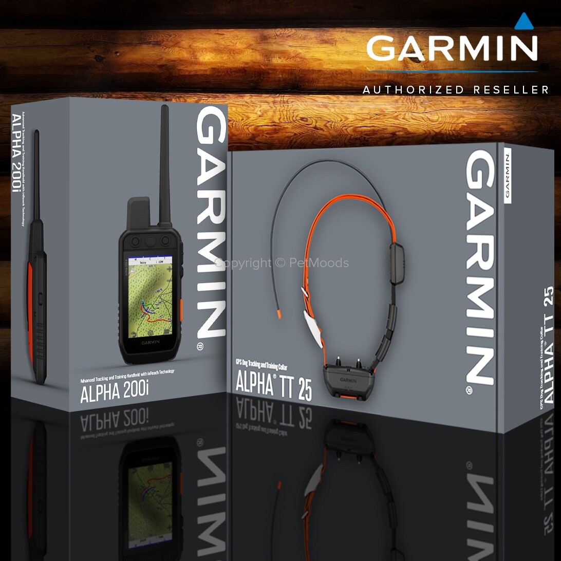 Garmin Alpha 200i GPS Tracking and Training inReach Bundle Alpha TT25 Dog Collar