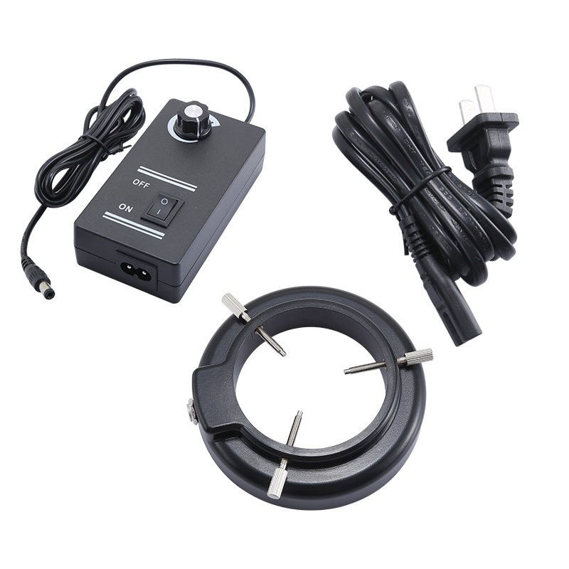 60 LED Ring Light for Stereo Microscope 60mm Inner Diameter Dimmable 100-240V