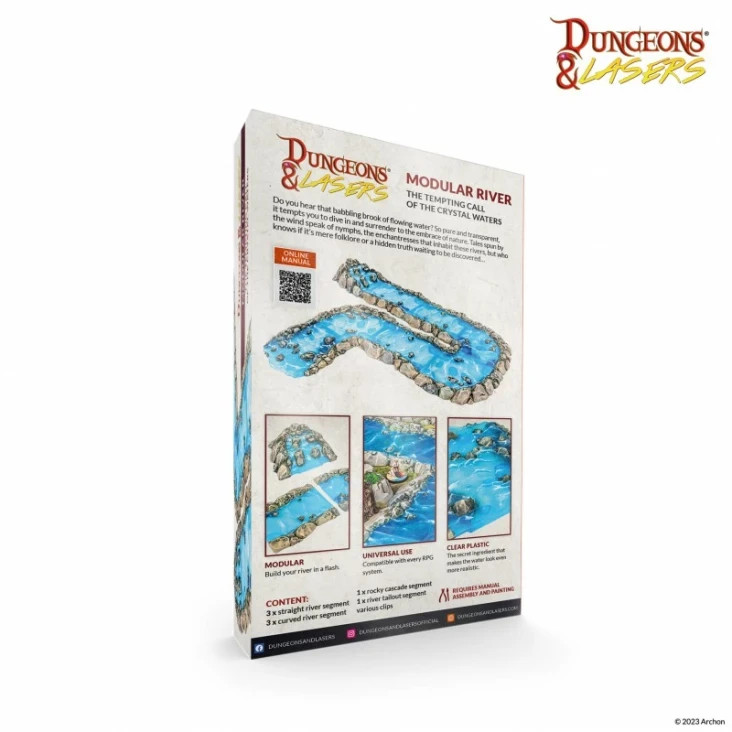 Dungeons & Lasers: Modular River - Archon Studio - D&D