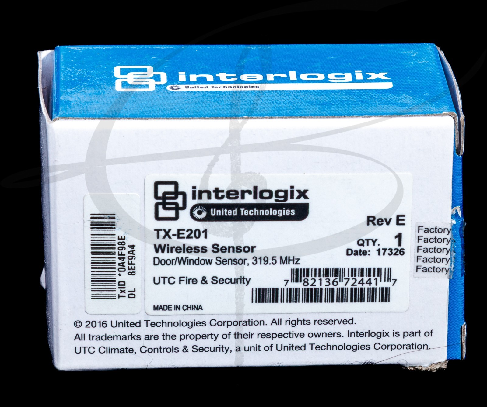 Brand New GE Interlogix TX-E201 Wireless Door Window Sensor, Magnet, XT, XTi