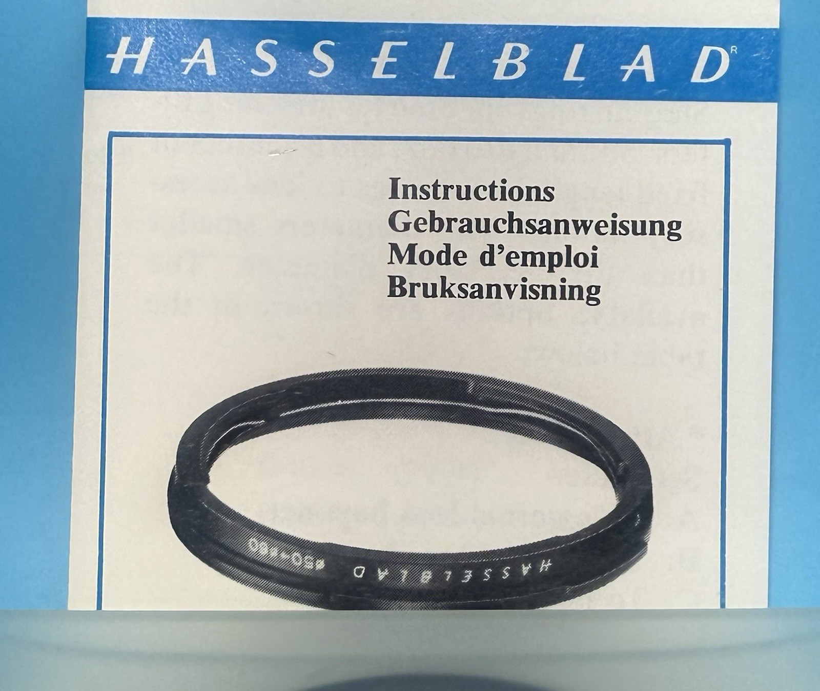 HASSELBLAD 51638 Filter Adapter Ring