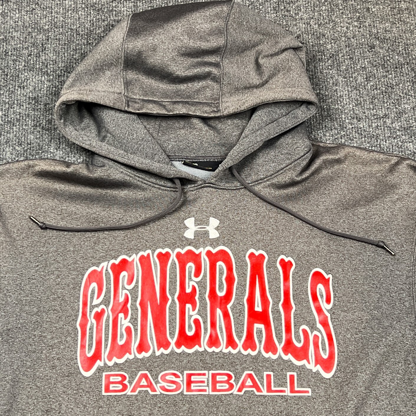 Jackson Generals Baseball Hoodie Adult Small S Loose Minor League Sweatshirt