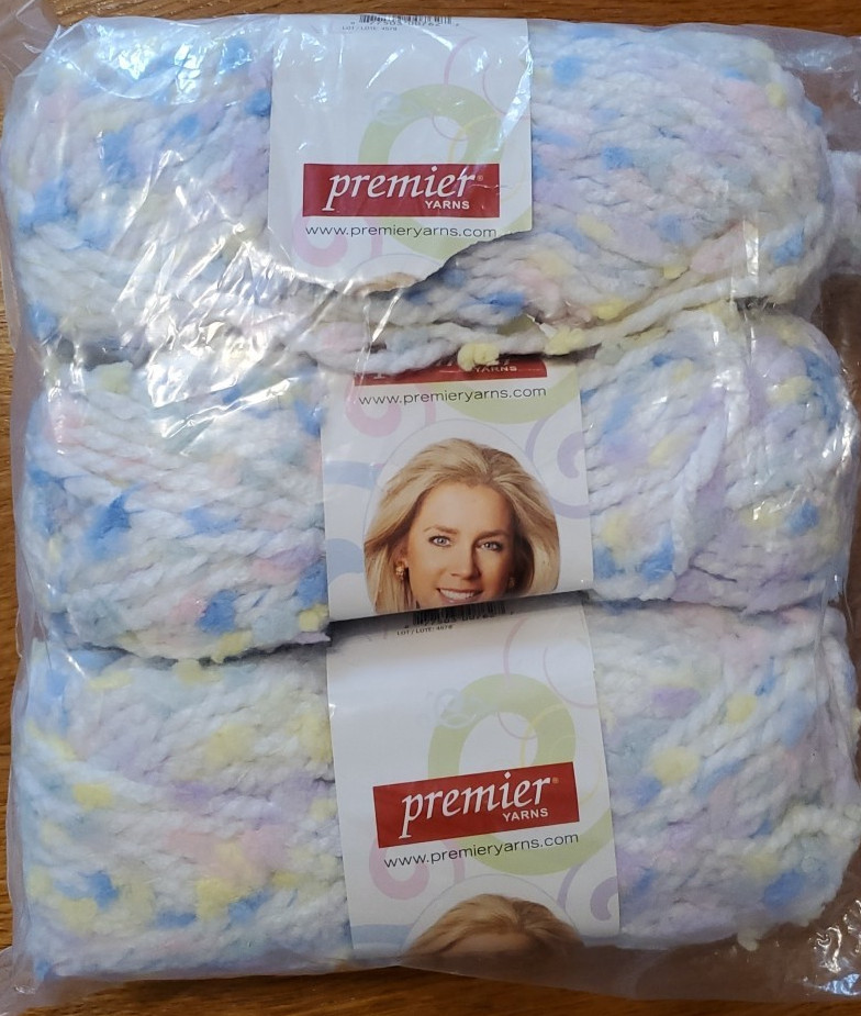 Discontinued Deborah Norville Serenity Spinkles Peekaboo Yarn 3 Pack