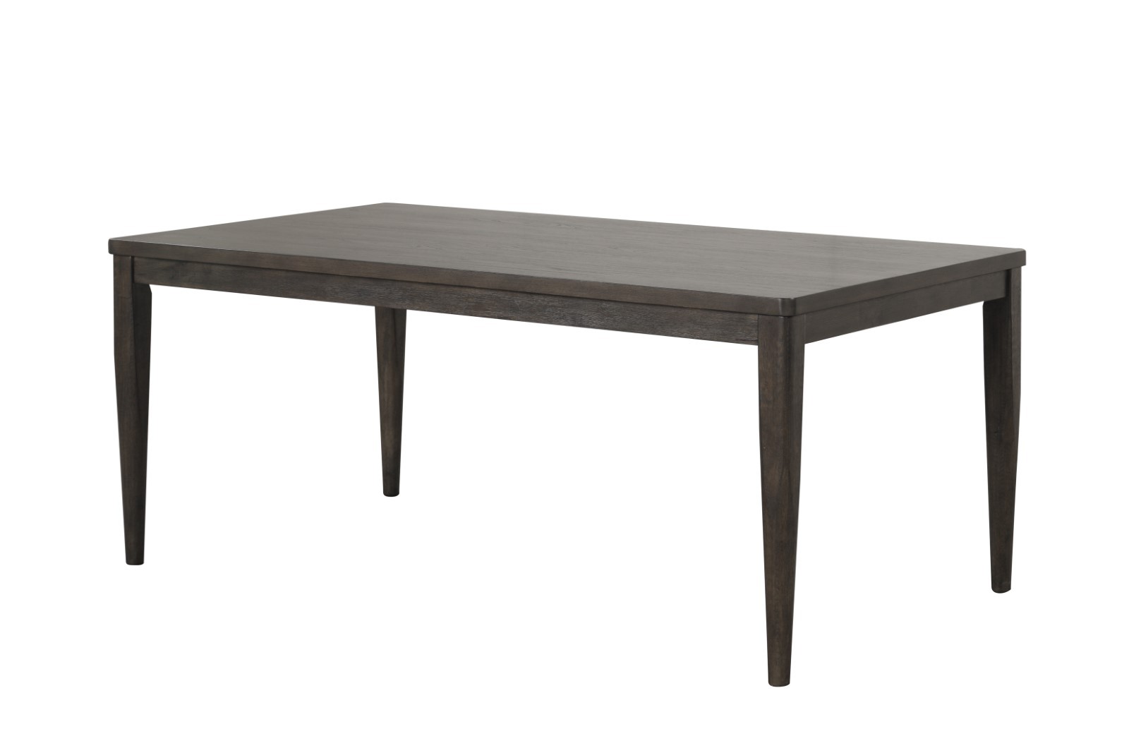 Modern Dining Table Dark -Walnut Rubber wood 1pc Table Dining Room Furniture