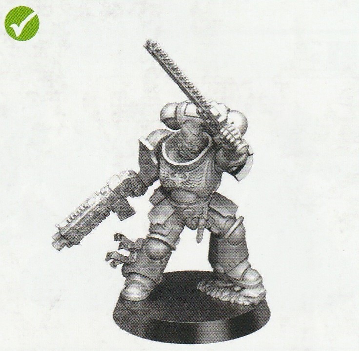 Intercessor Sergeant Space Marines Armageddon Warhammer 40k - NoS (x1)