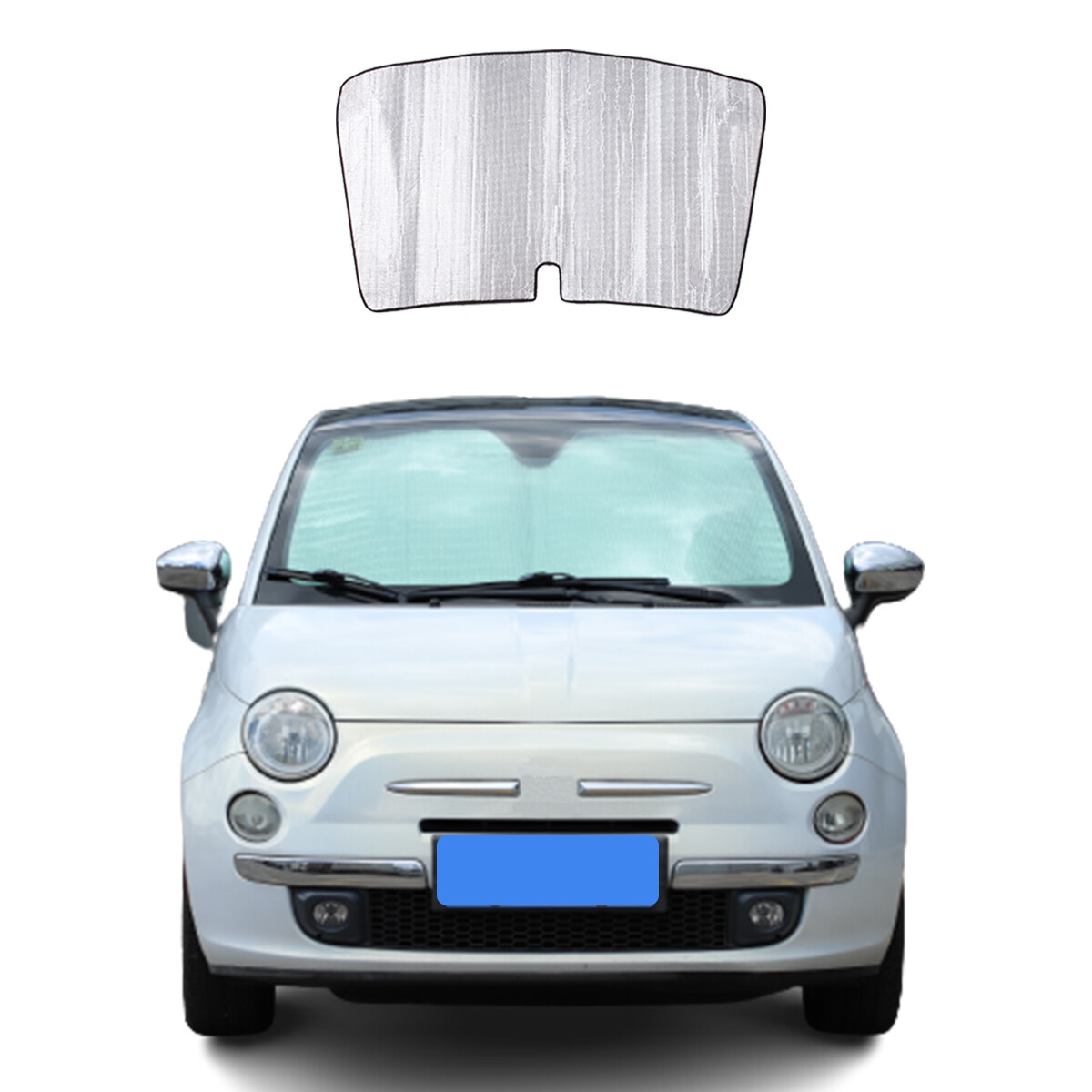 For Fiat 500 2010-2022 Front Windshield Sunshade UV Protection Sunshade