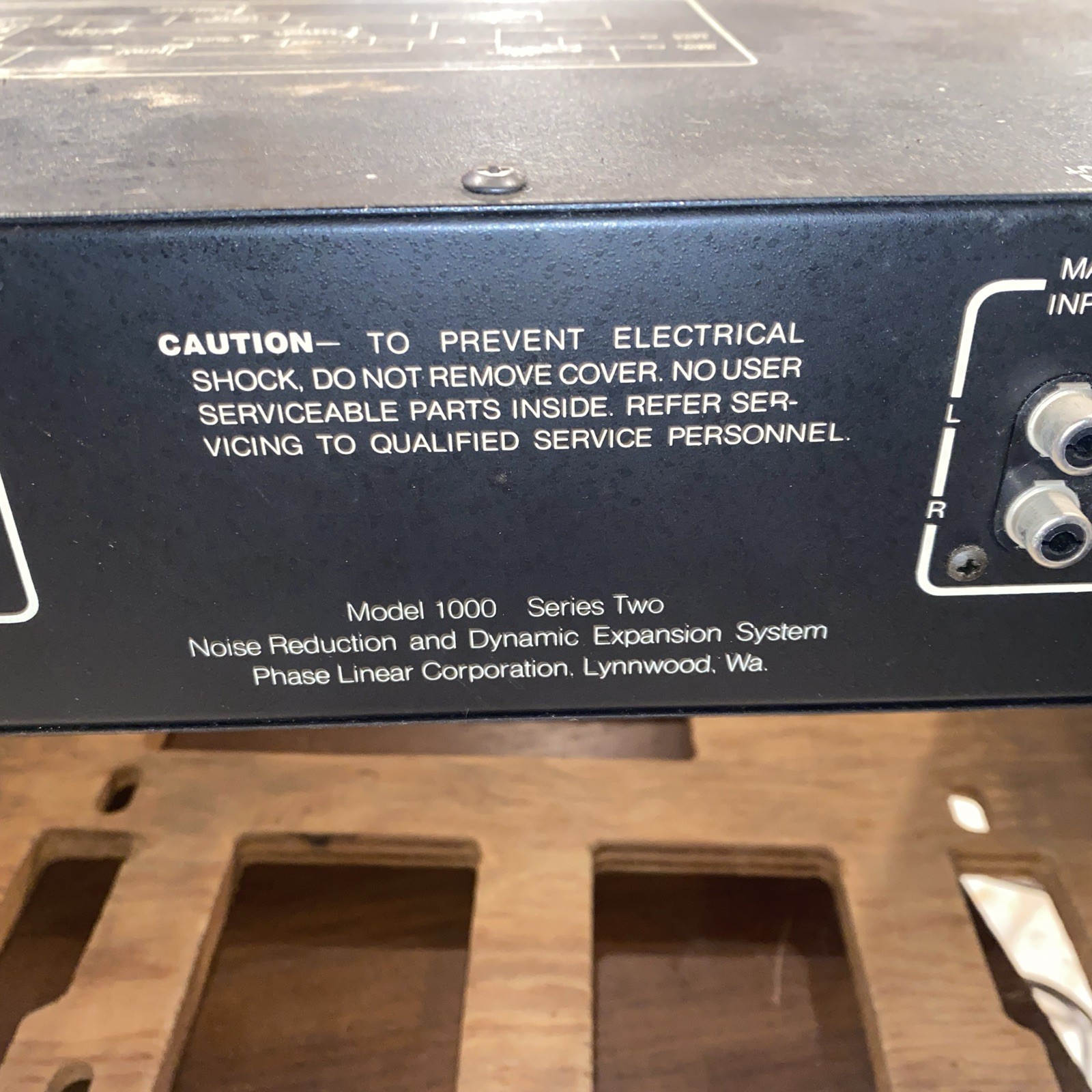 Phase Linear 1000 Series Two Autocorrelator System Untested Powers on