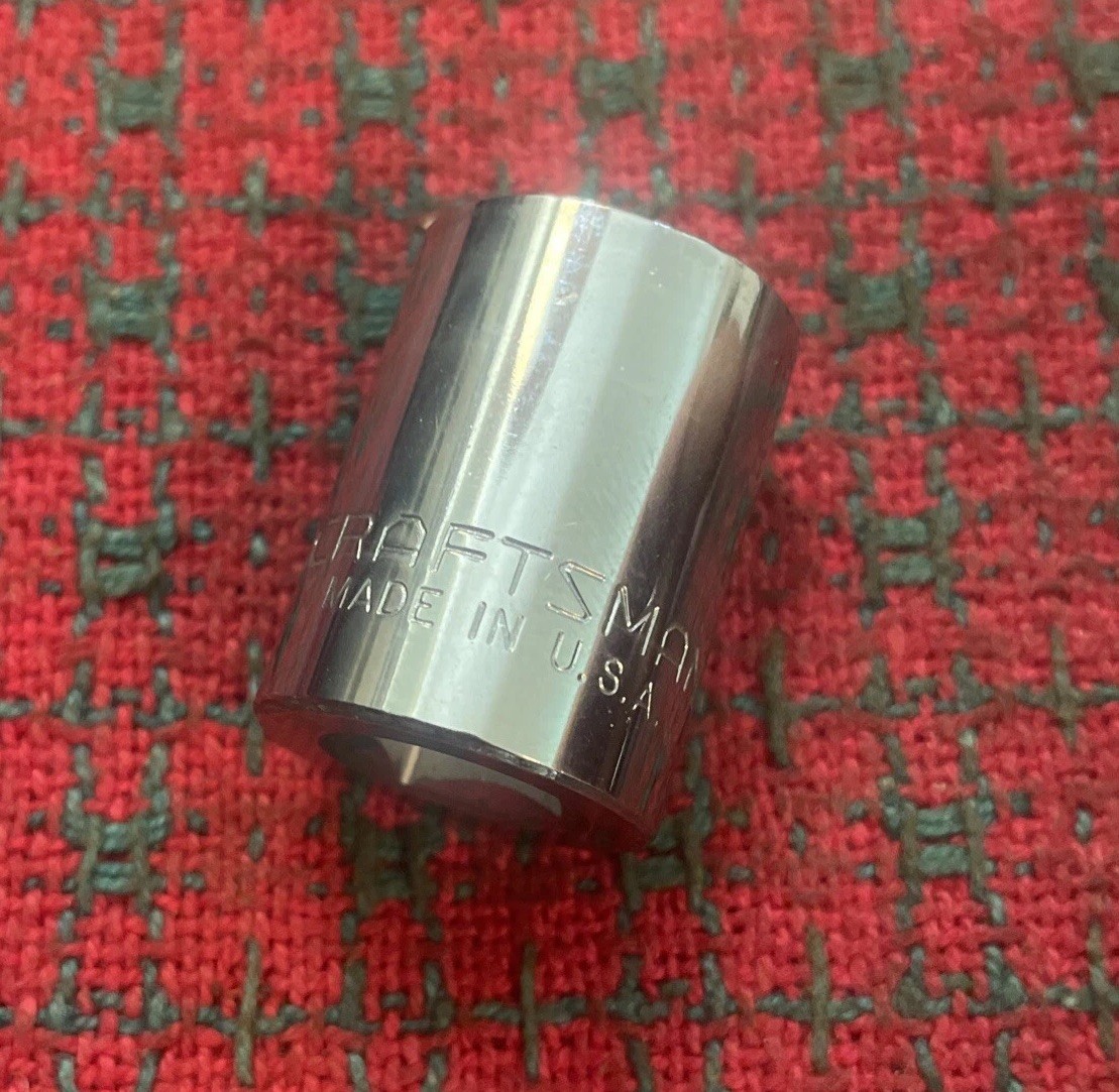 Vintage Craftsman 5/8'' Socket 6 Point 3/8'' Dr. Socket 43005 USA 🇺🇸 NOS