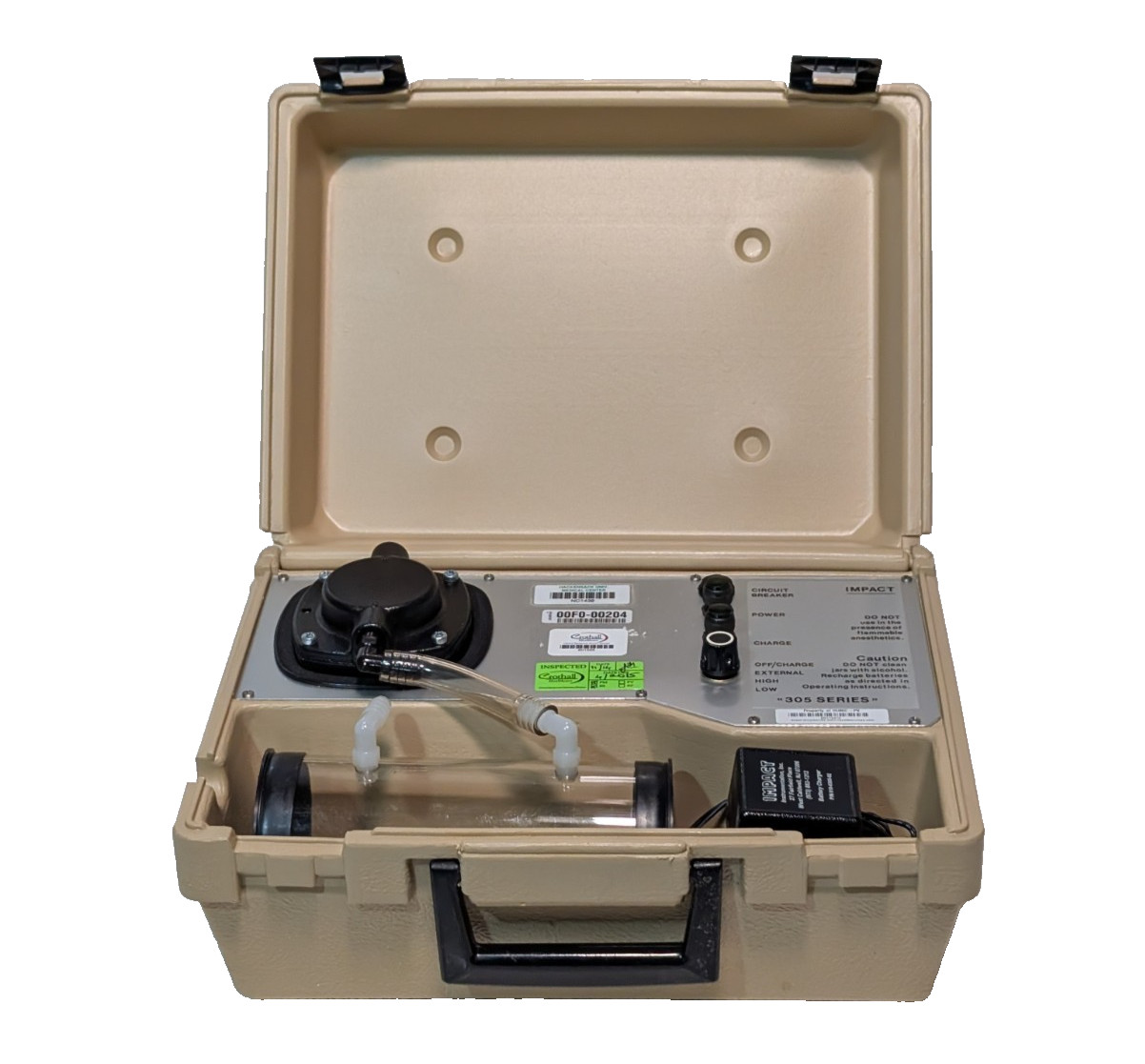 Impact Instrumentation, Inc. 305 Series Portable Aspirator in Case with Charger