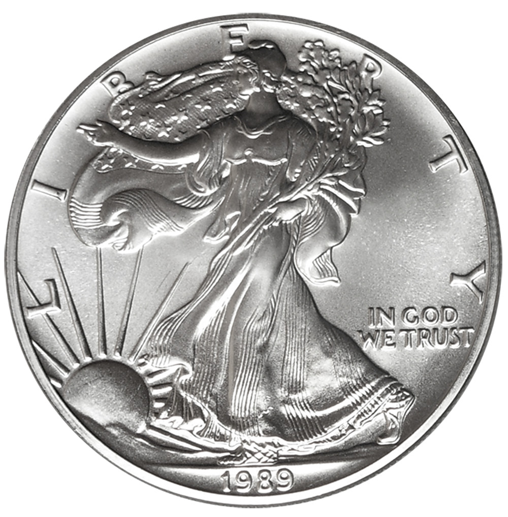 1989 $1 American Silver Eagle 1 oz Brilliant Uncirculated