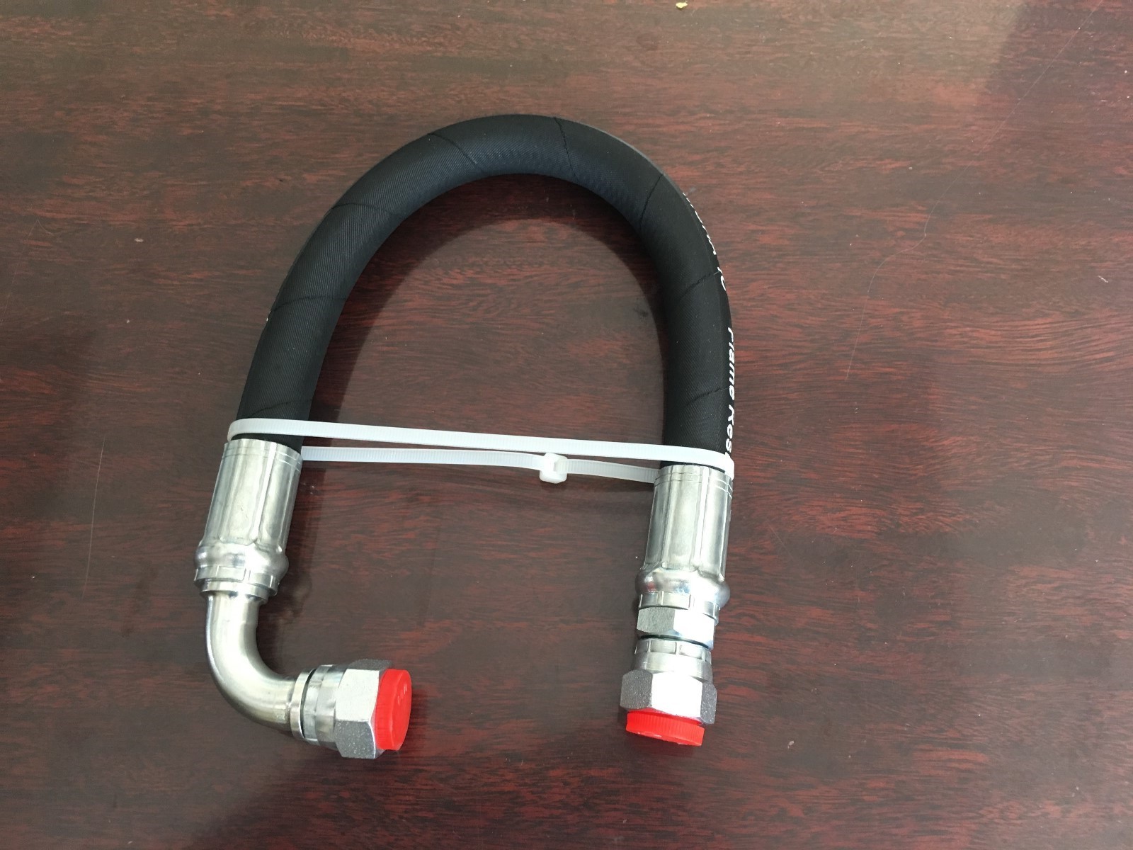 1/2" X 24" 2-WIRE 5,000 Hydraulic Hose Assembly 1-Female JIC x 1- Female JIC 90