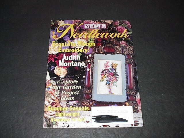 McCall's Needlework Magazine June 1995:  Garden of Project Ideas to Create